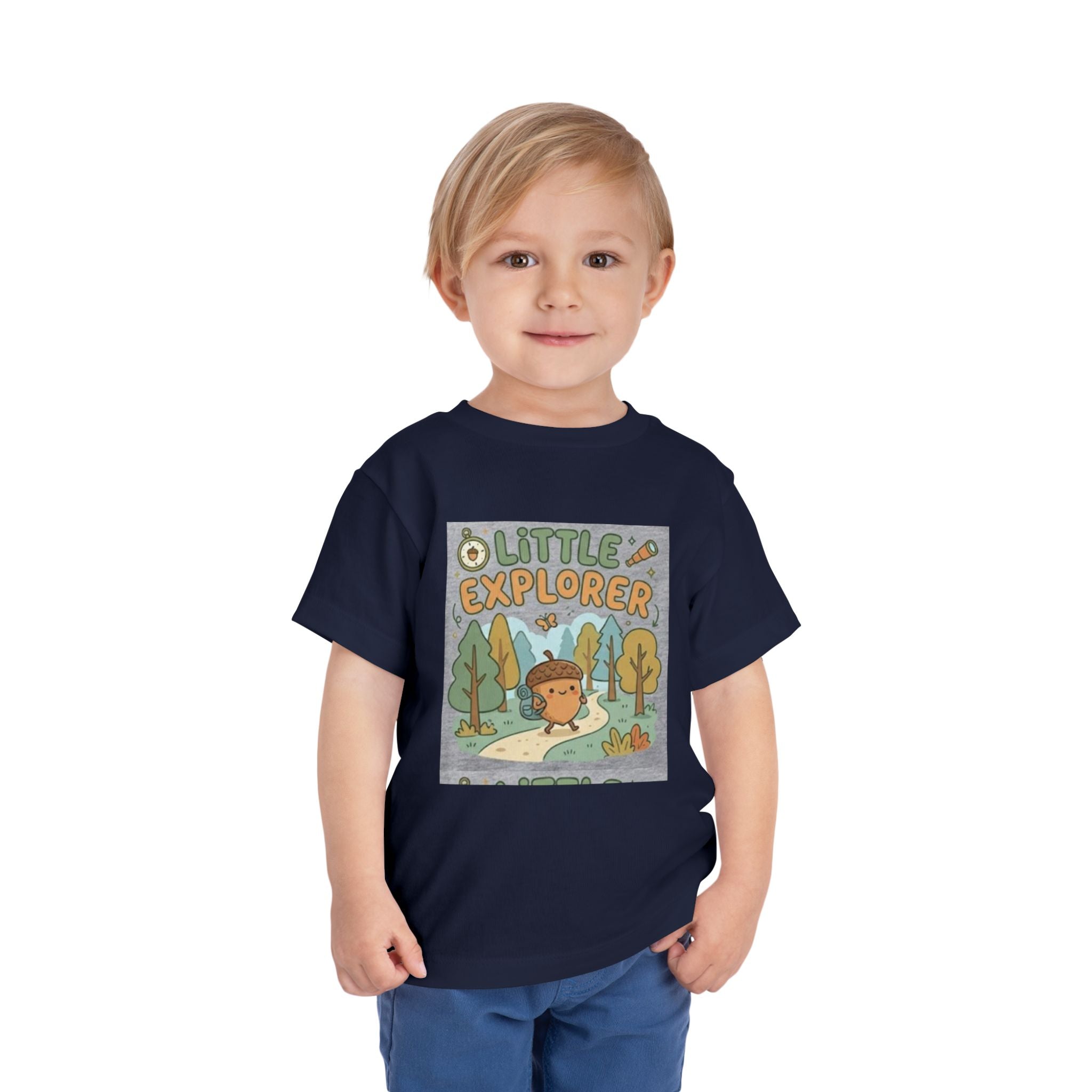 Little Explorer Toddler Tee – Cute Forest Adventure Graphic