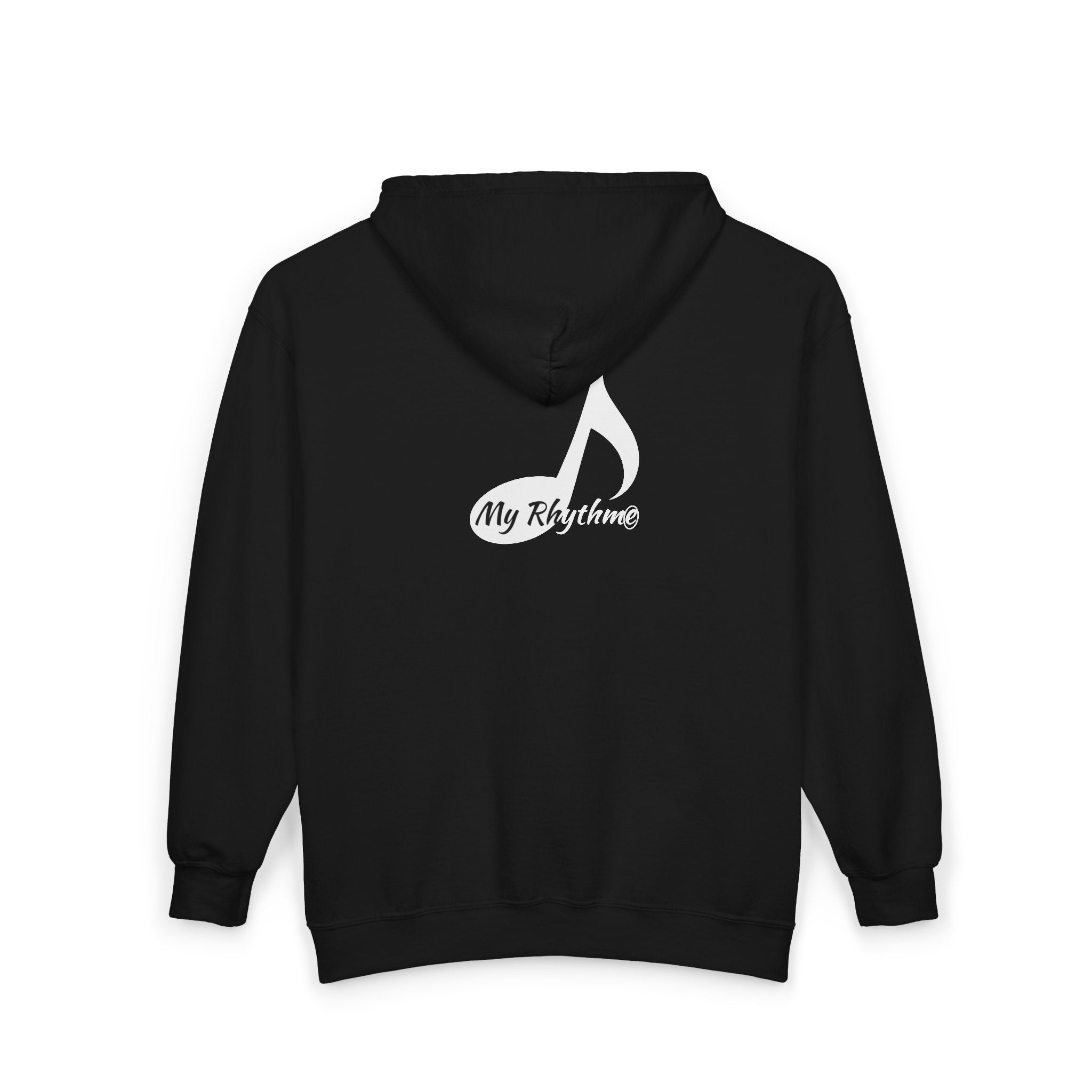 My Rhythme Zip Hoodie — Full‑Zip Music Note Hooded Sweatshirt