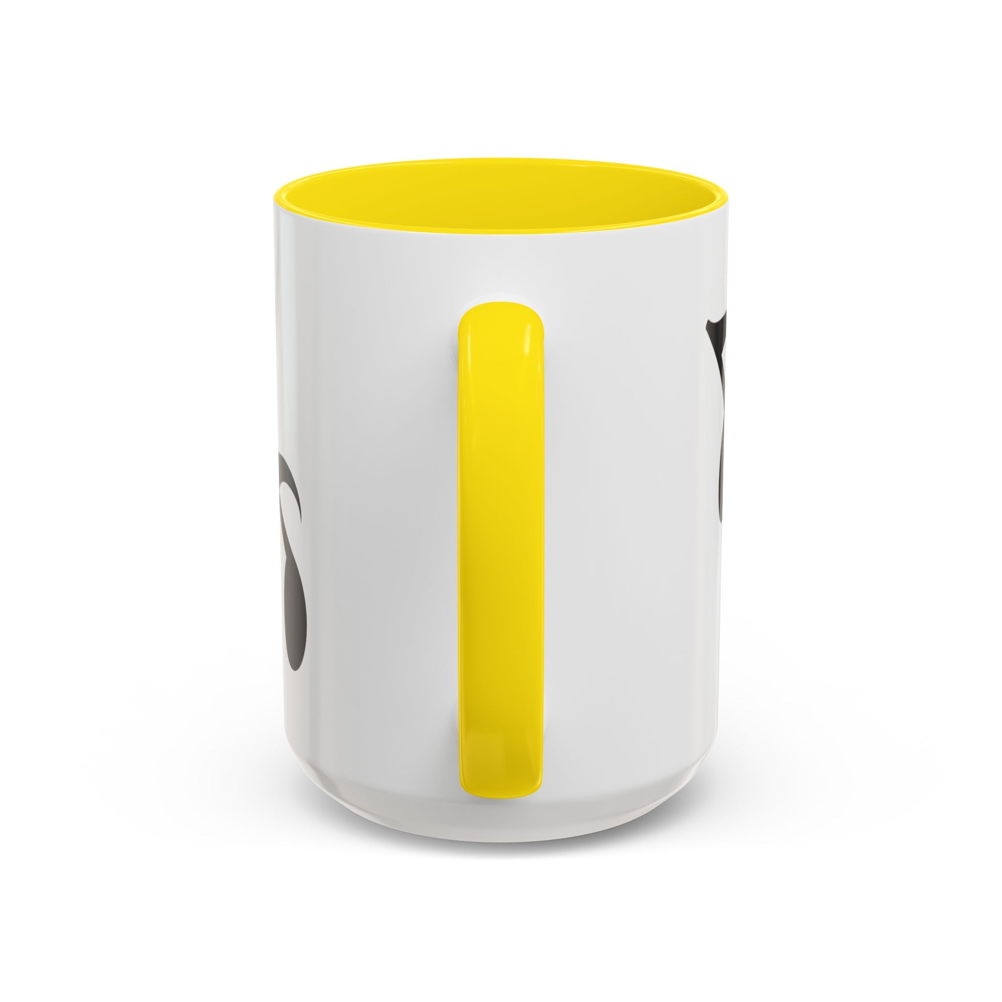 Music Note Accent Mug — "My Rhythmé" Pink Interior Coffee Mug