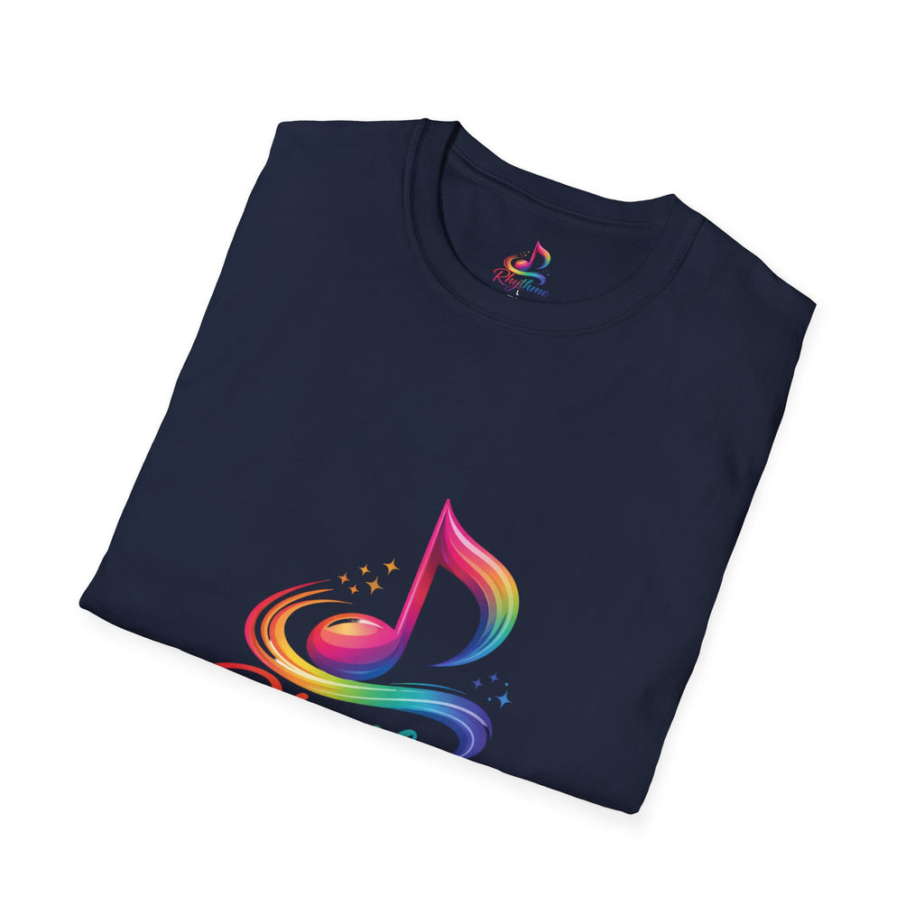 Rhythme Rainbow Music Note T-Shirt