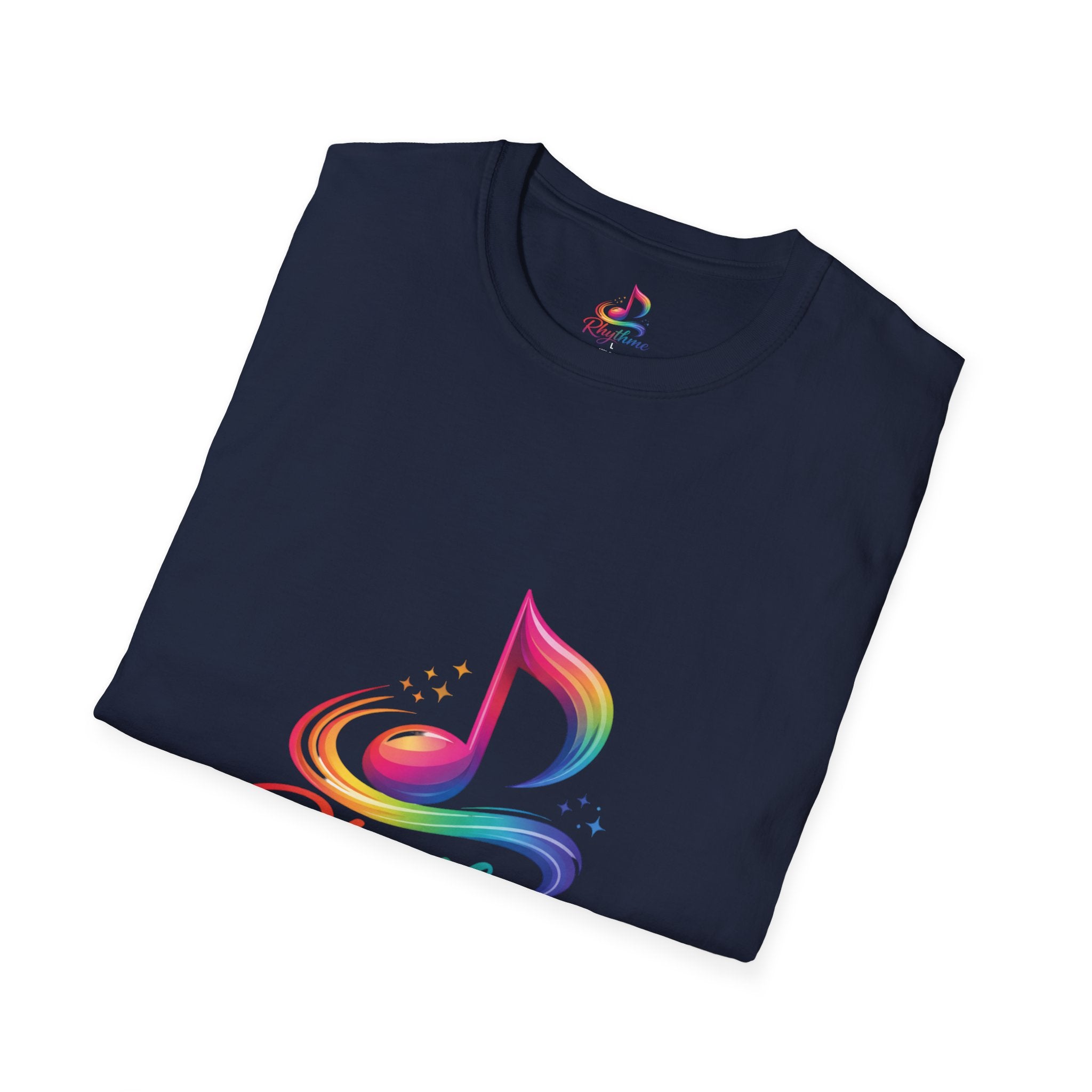Rhythme Rainbow Music Note T-Shirt
