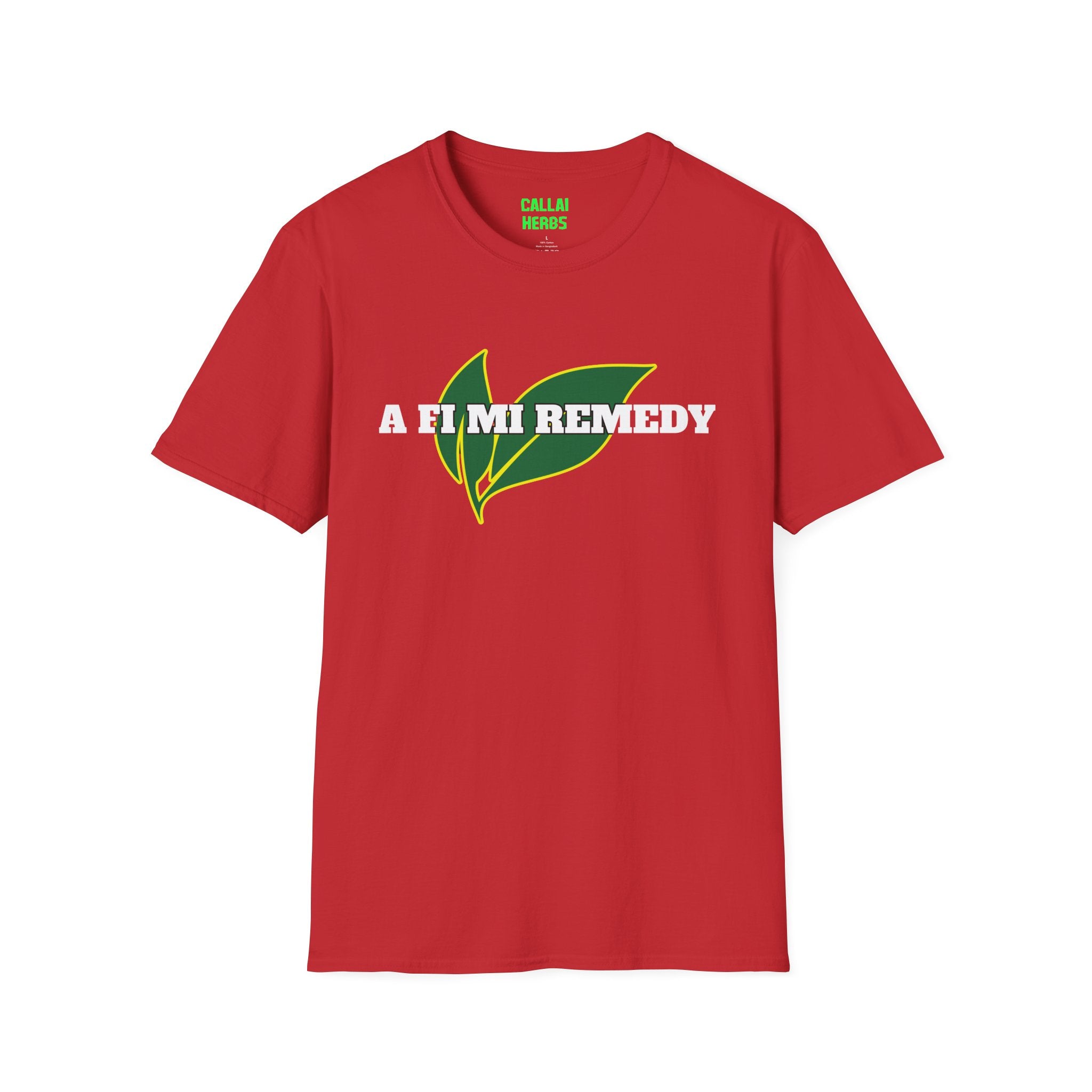 A Fi Mi Remedy T-Shirt — Jamaican Herbal Vibes Tee