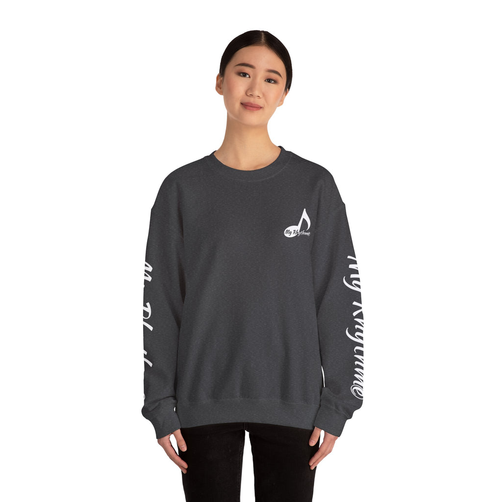 Crewneck Sweatshirt - 'My Rhythme' Music Note Graphic