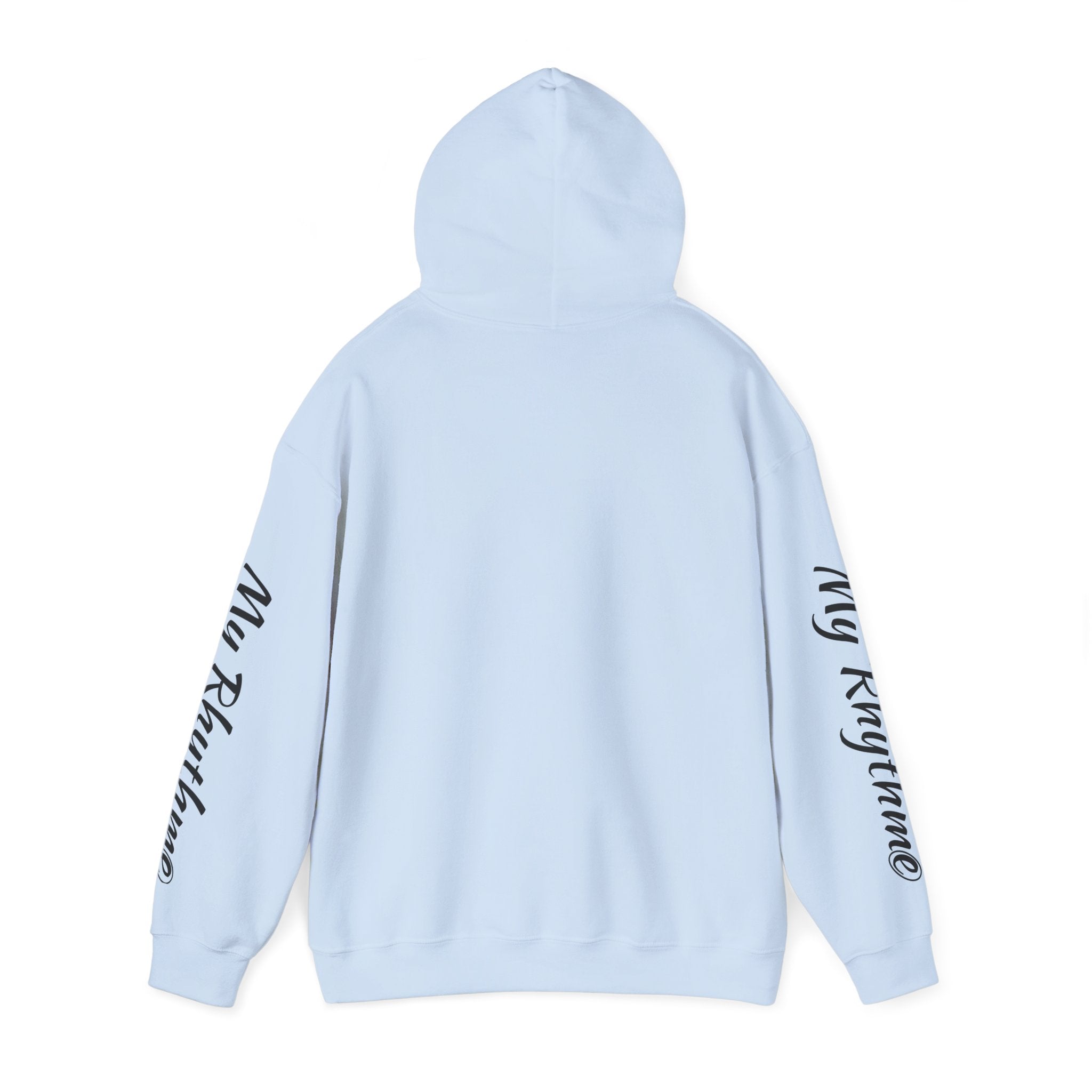 Rhythmic Note Hoodie — "My Rhythme" Music-Inspired Pullover