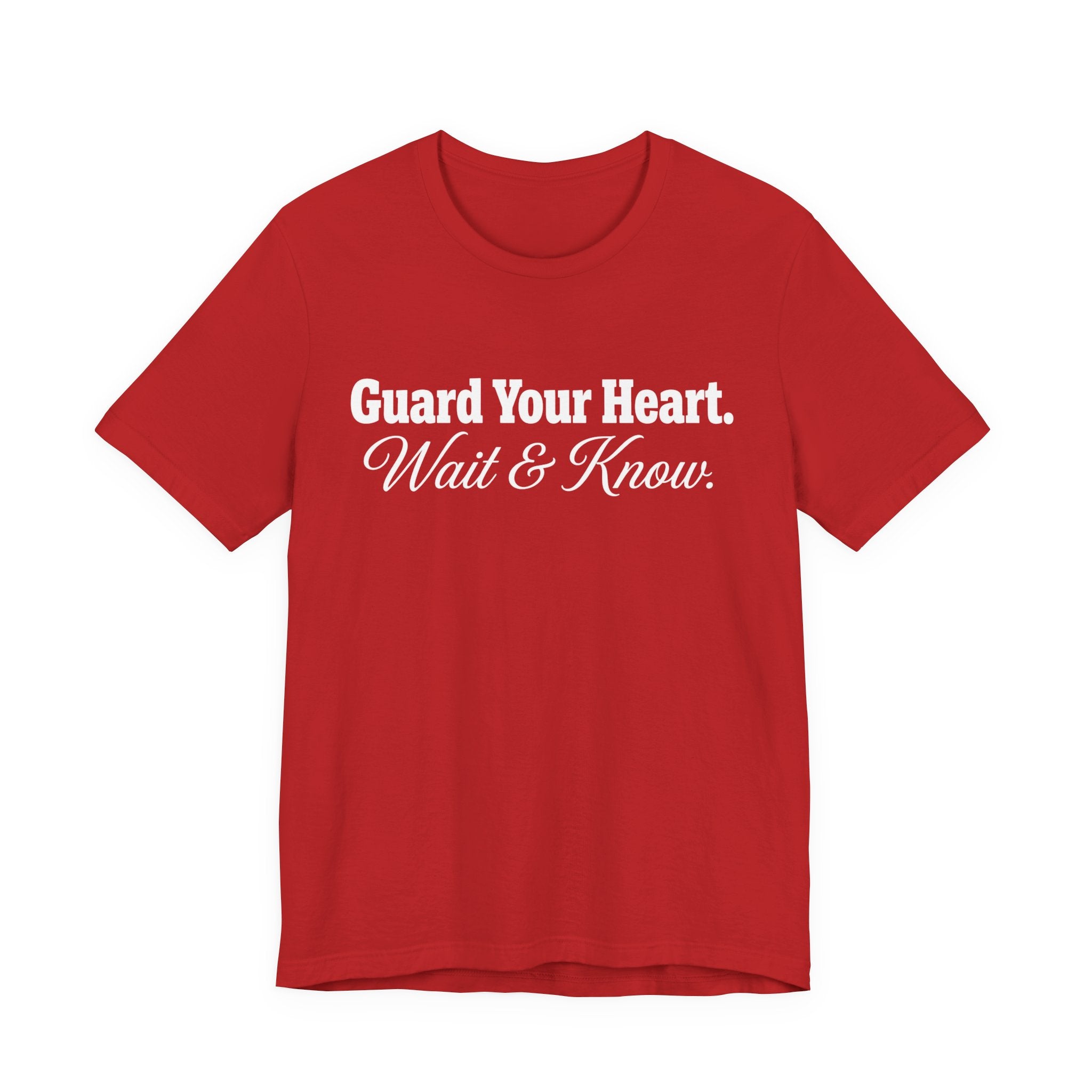 Guard Your Heart — Unisex Jersey Short Sleeve T-Shirt
