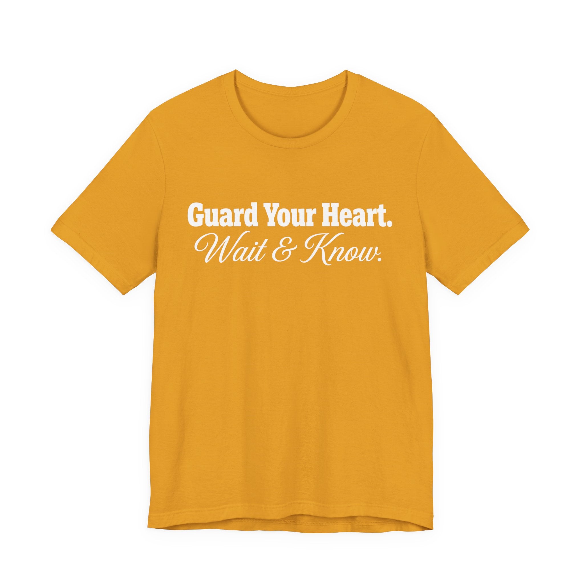 Guard Your Heart — Unisex Jersey Short Sleeve T-Shirt