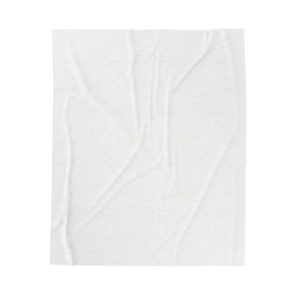 Velveteen Plush Blanket — "My Rhythme" Music Note Cozy Throw for Musicians & Music Lovers