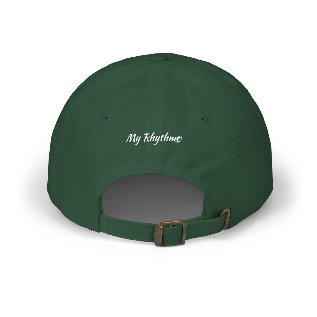 Camo Music Note Dad Cap — "My Rhythme" Embroidered Adjustable Hat