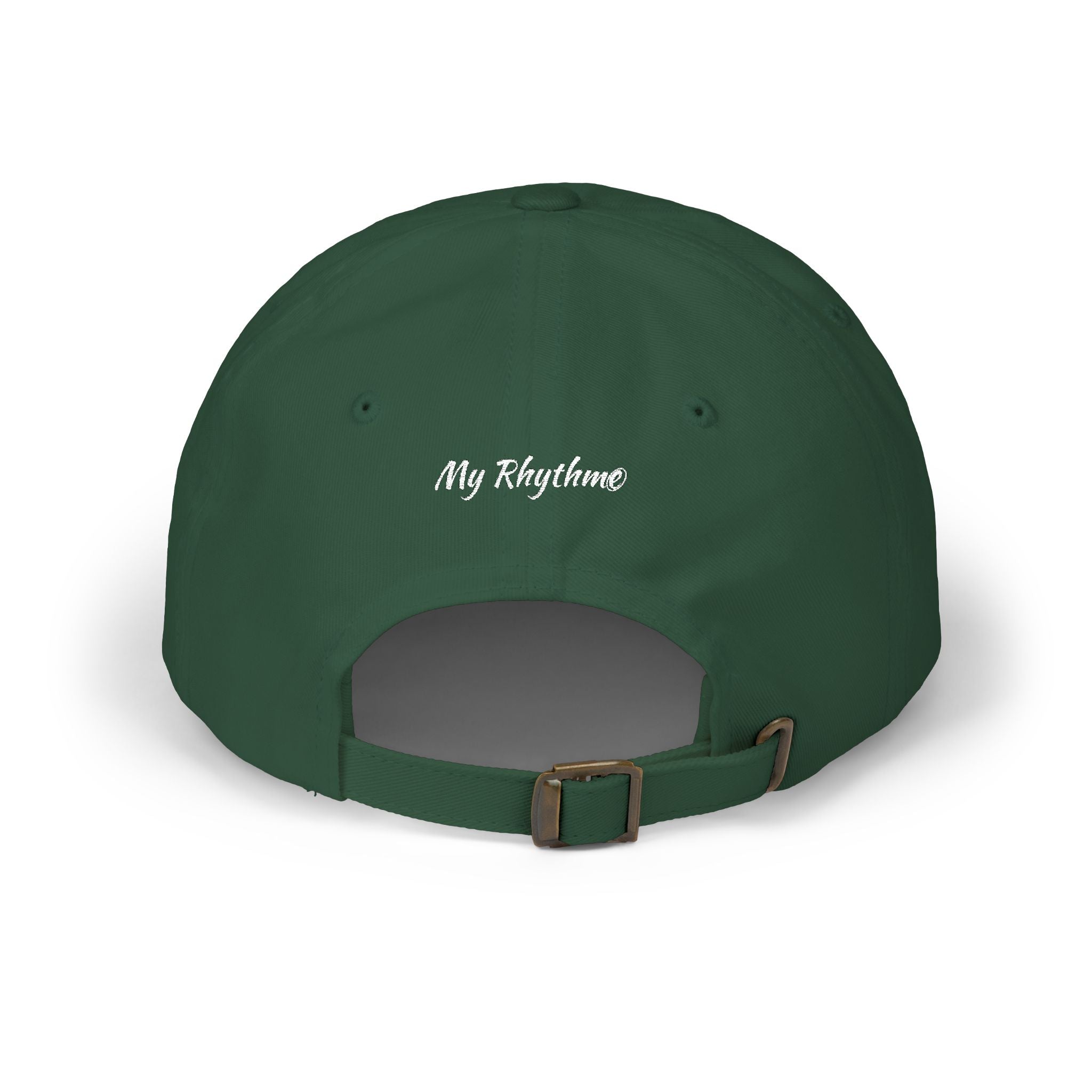 Camo Music Note Dad Cap — "My Rhythme" Embroidered Adjustable Hat