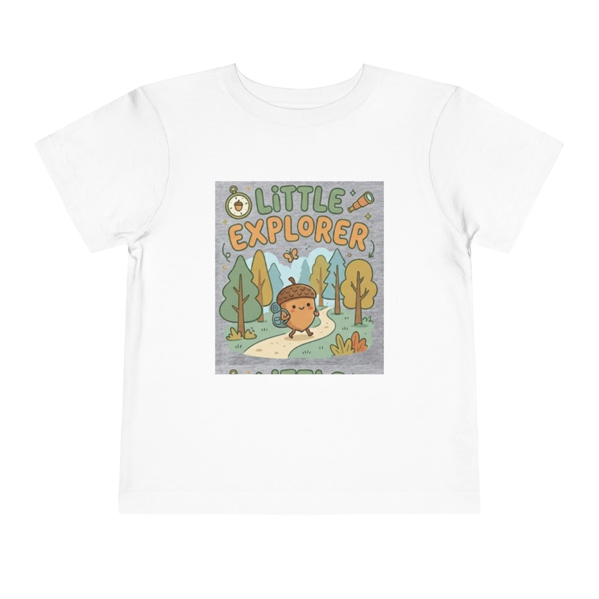 Little Explorer Toddler Tee – Cute Forest Adventure Graphic