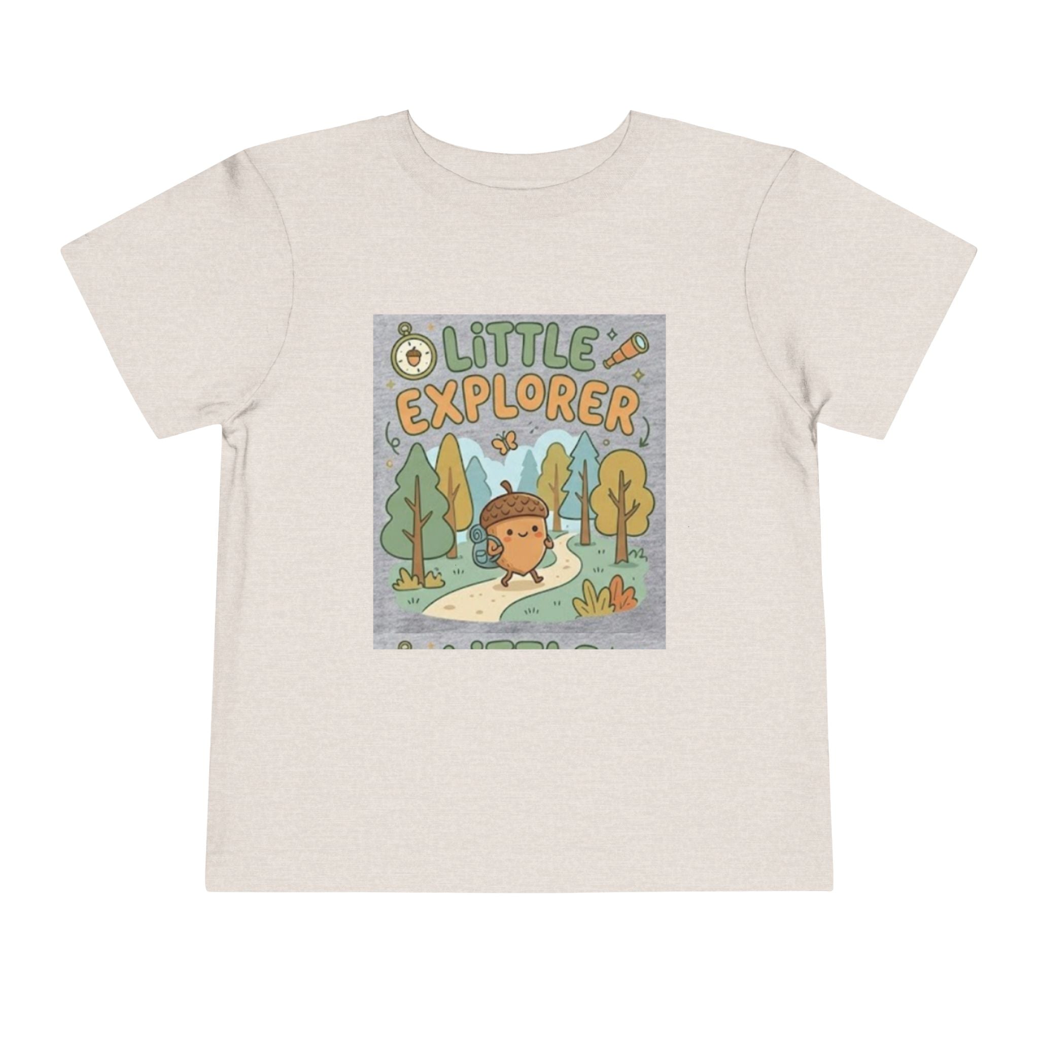 Little Explorer Toddler Tee – Cute Forest Adventure Graphic