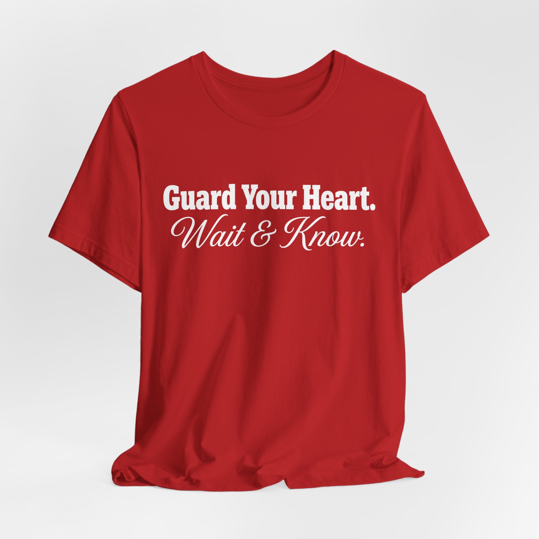 Guard Your Heart — Unisex Jersey Short Sleeve T-Shirt