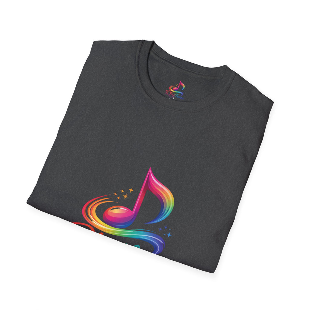 Rhythme Rainbow Music Note T-Shirt