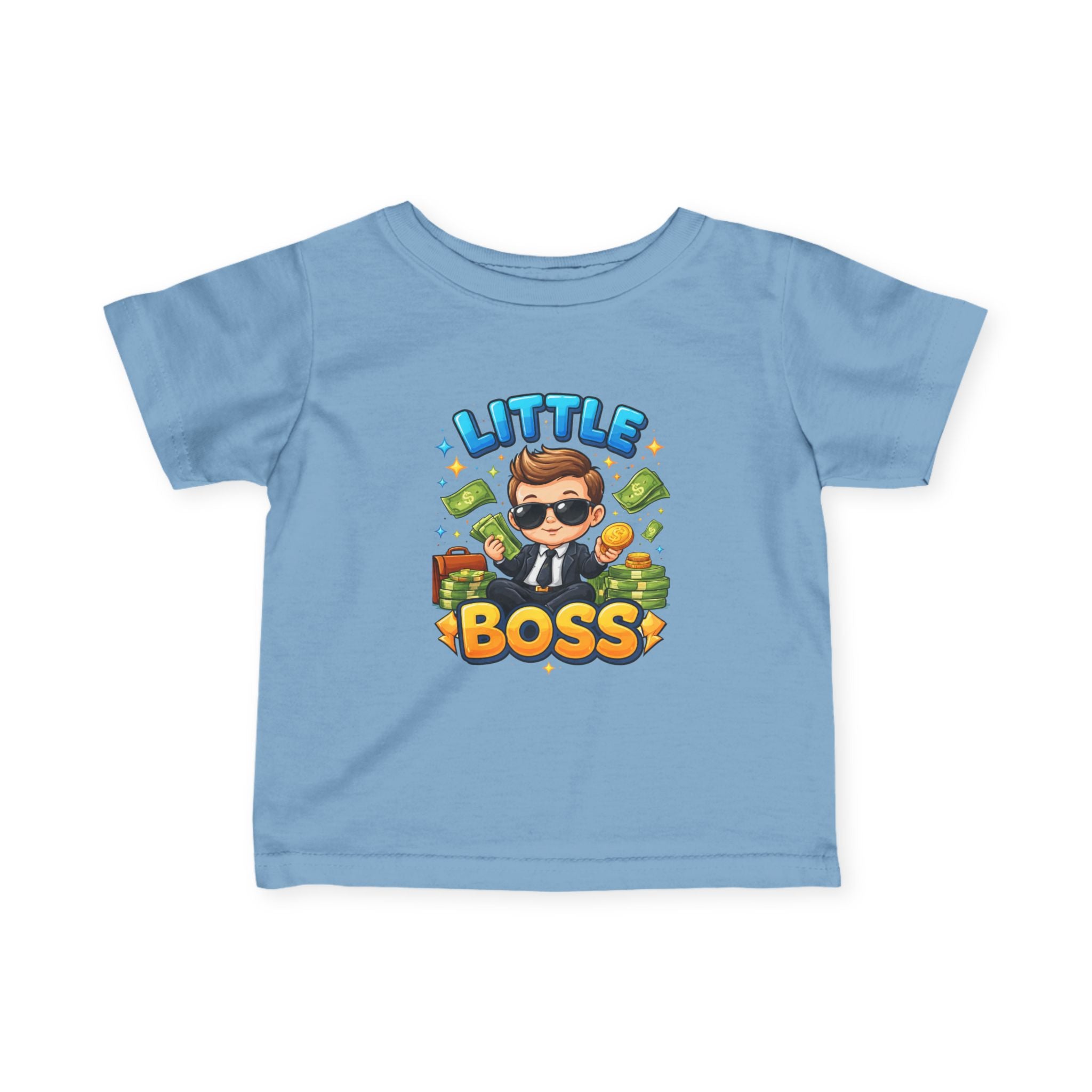 Little Boss Infant Tee – Cute Money Boss Baby Graphic Shirt