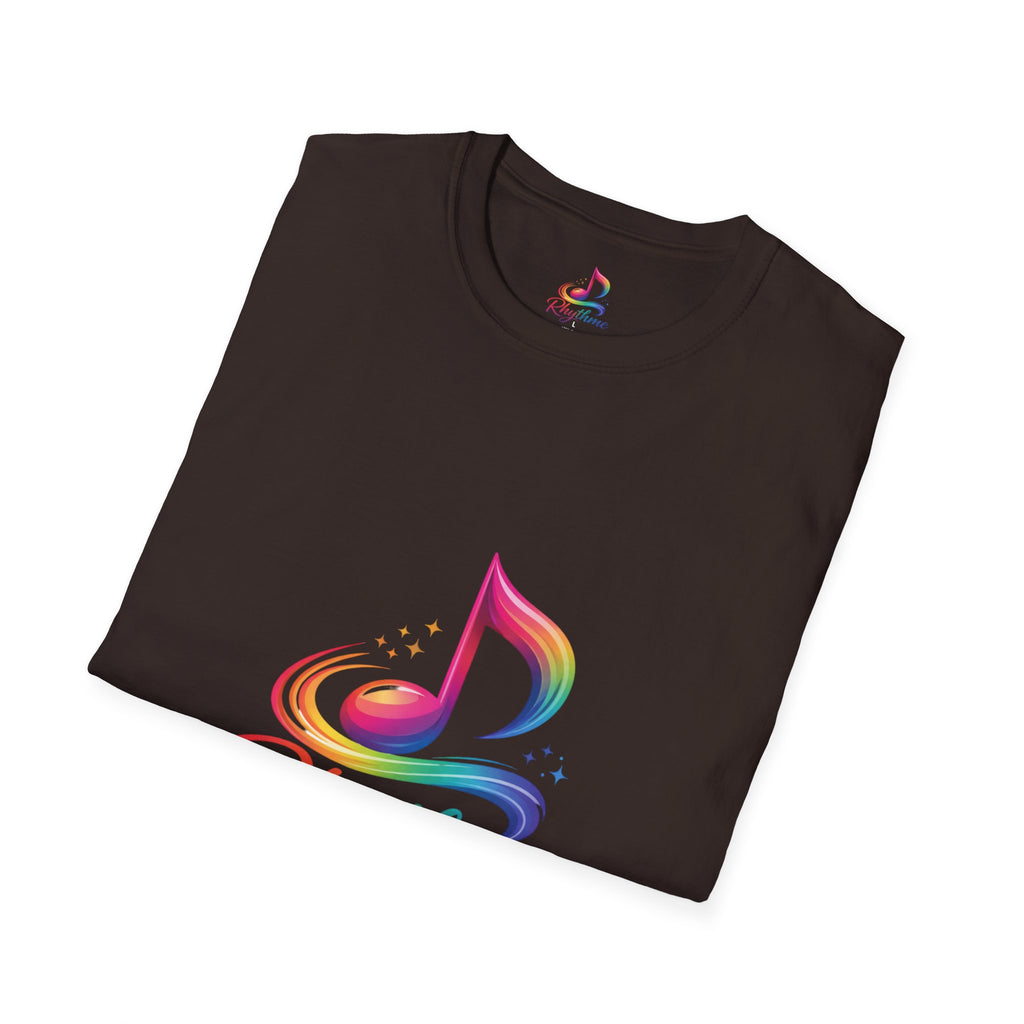 Rhythme Rainbow Music Note T-Shirt