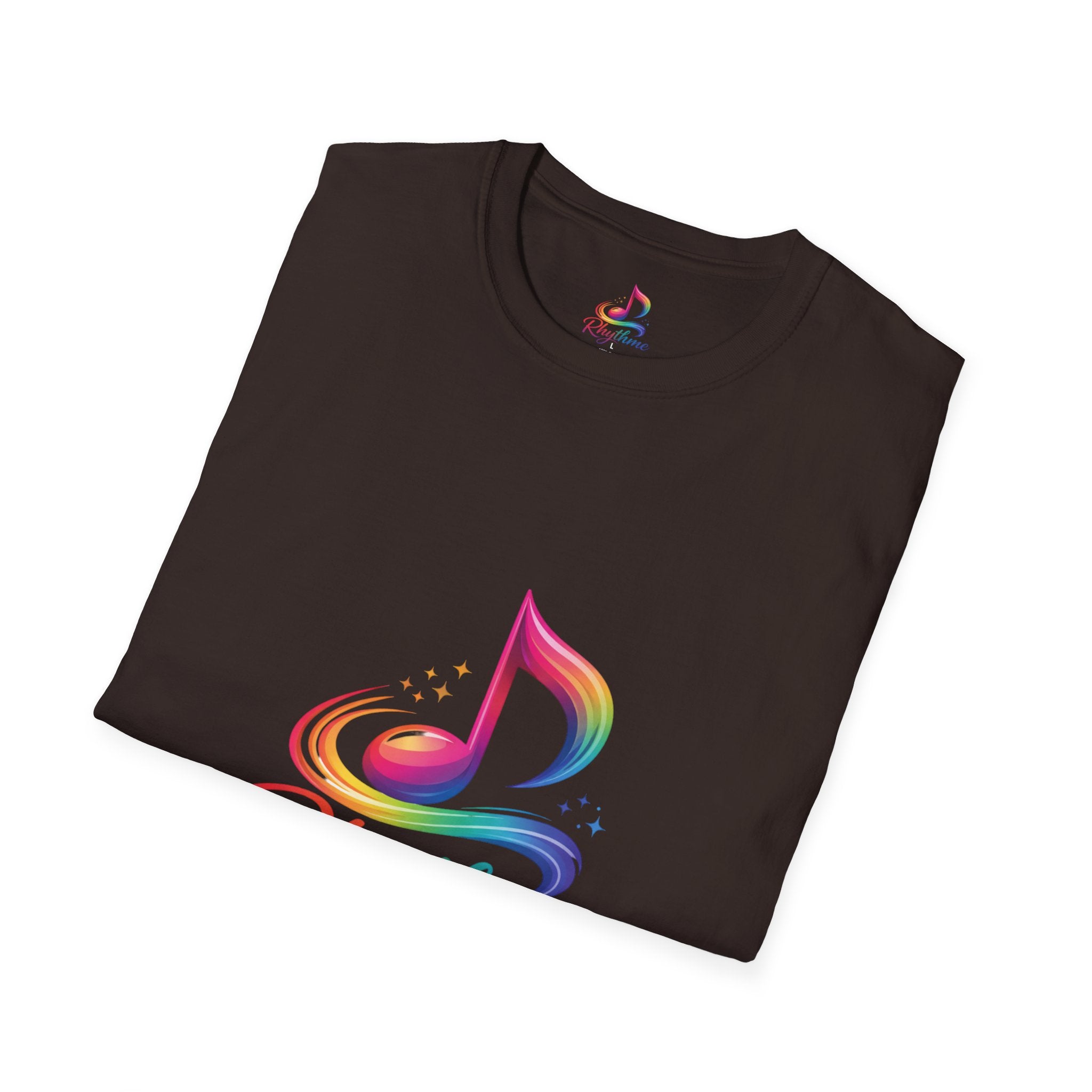 Rhythme Rainbow Music Note T-Shirt