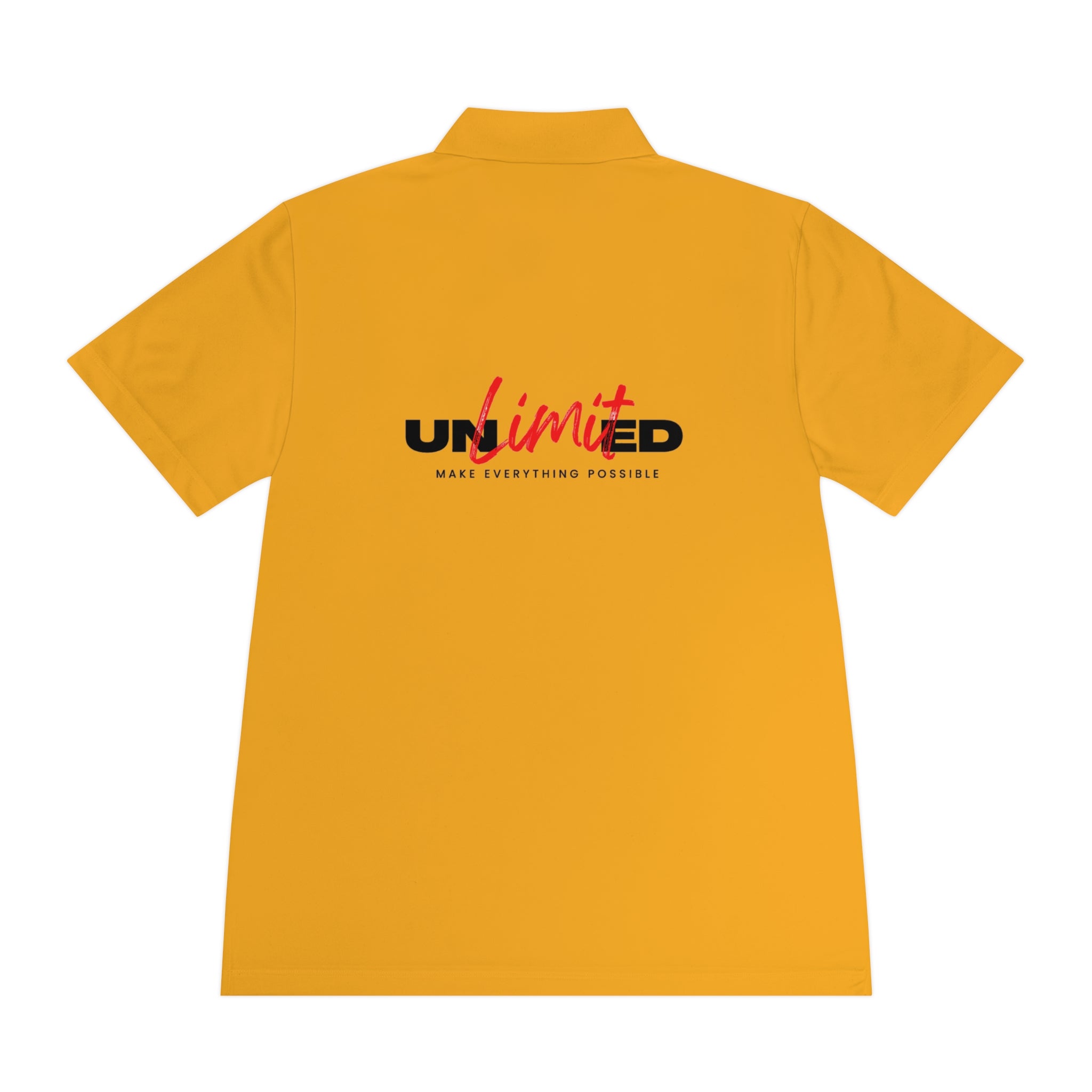 Unlimited Sport Polo — Men’s Performance Polo with 'Unlimited' Motivational Logo
