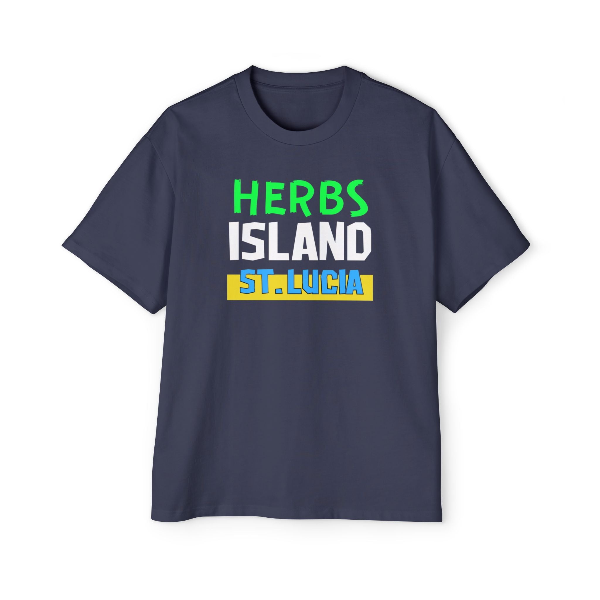 Herbs Island St. Lucia Tee — Caribbean Vacation Graphic T‑Shirt