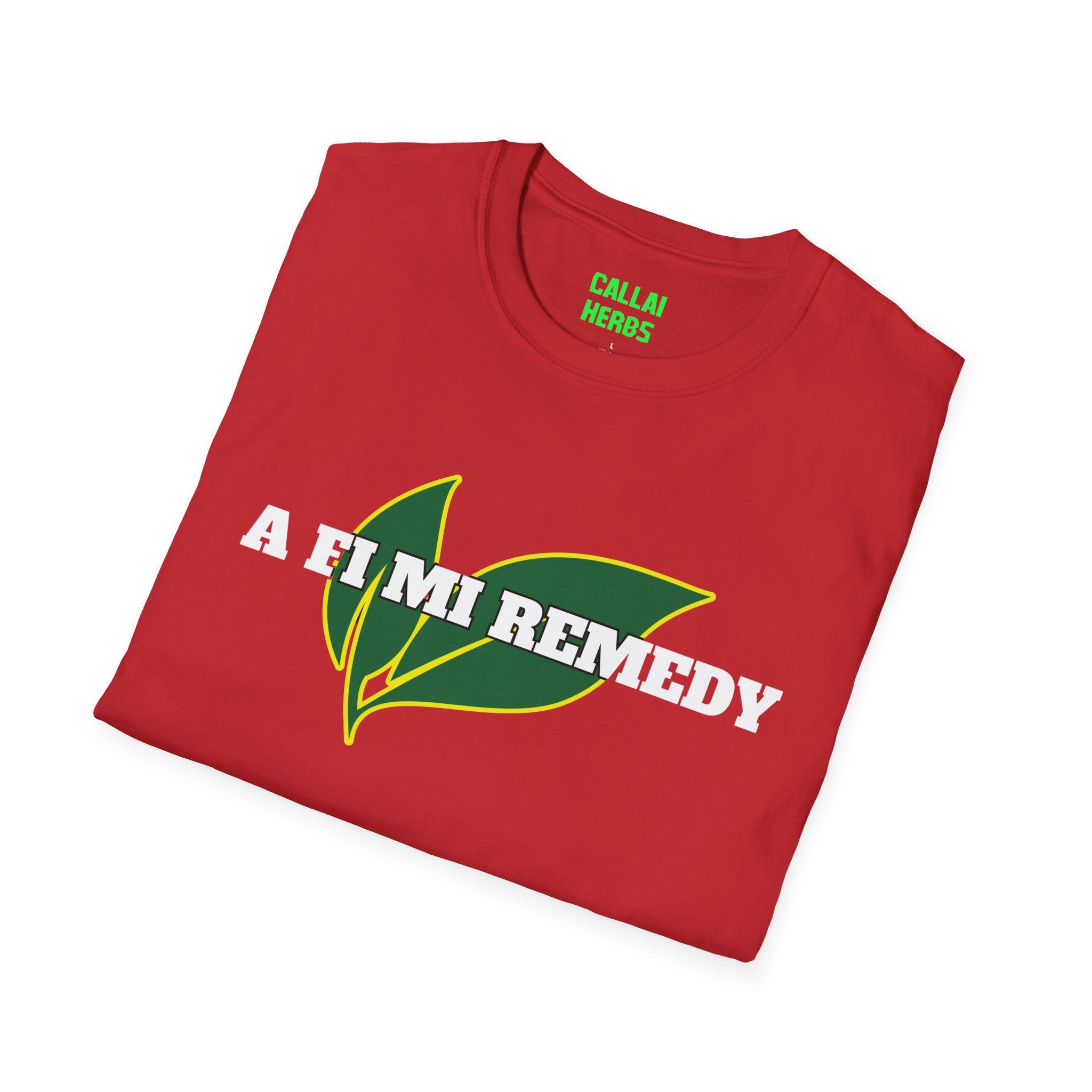 A Fi Mi Remedy T-Shirt — Jamaican Herbal Vibes Tee