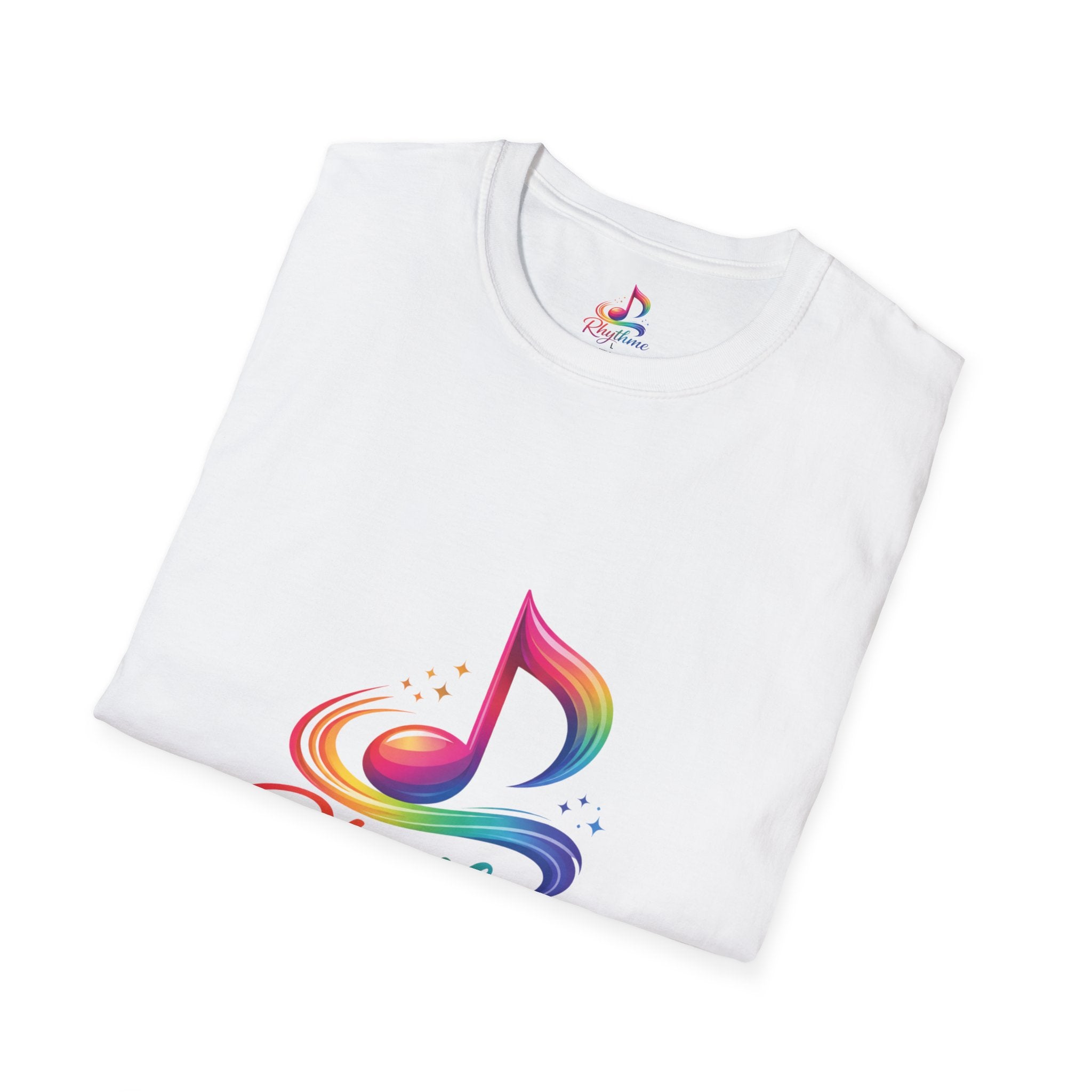 Rhythme Rainbow Music Note T-Shirt