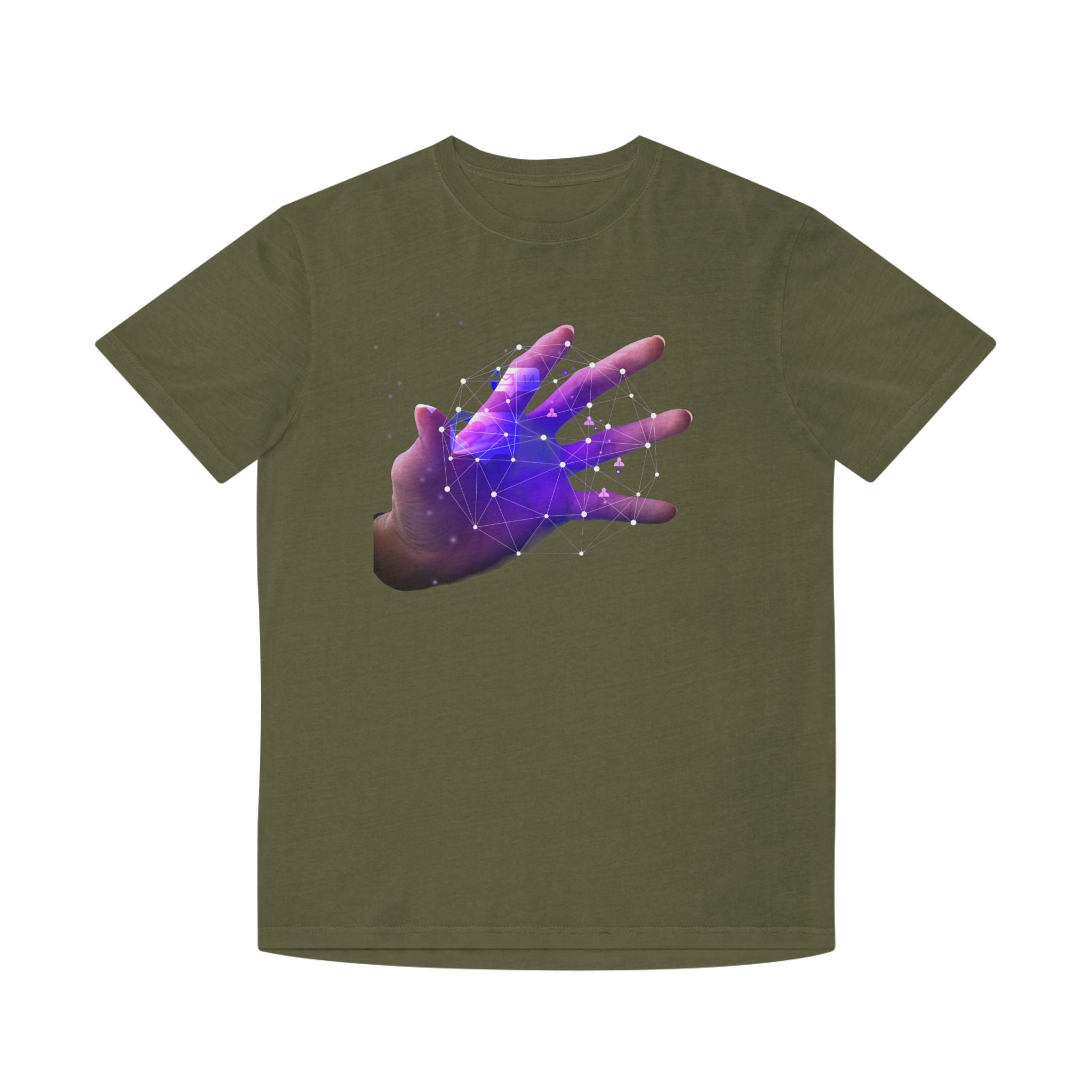 Galaxy Hand Tee — Cosmic Space Hand Graphic T-Shirt