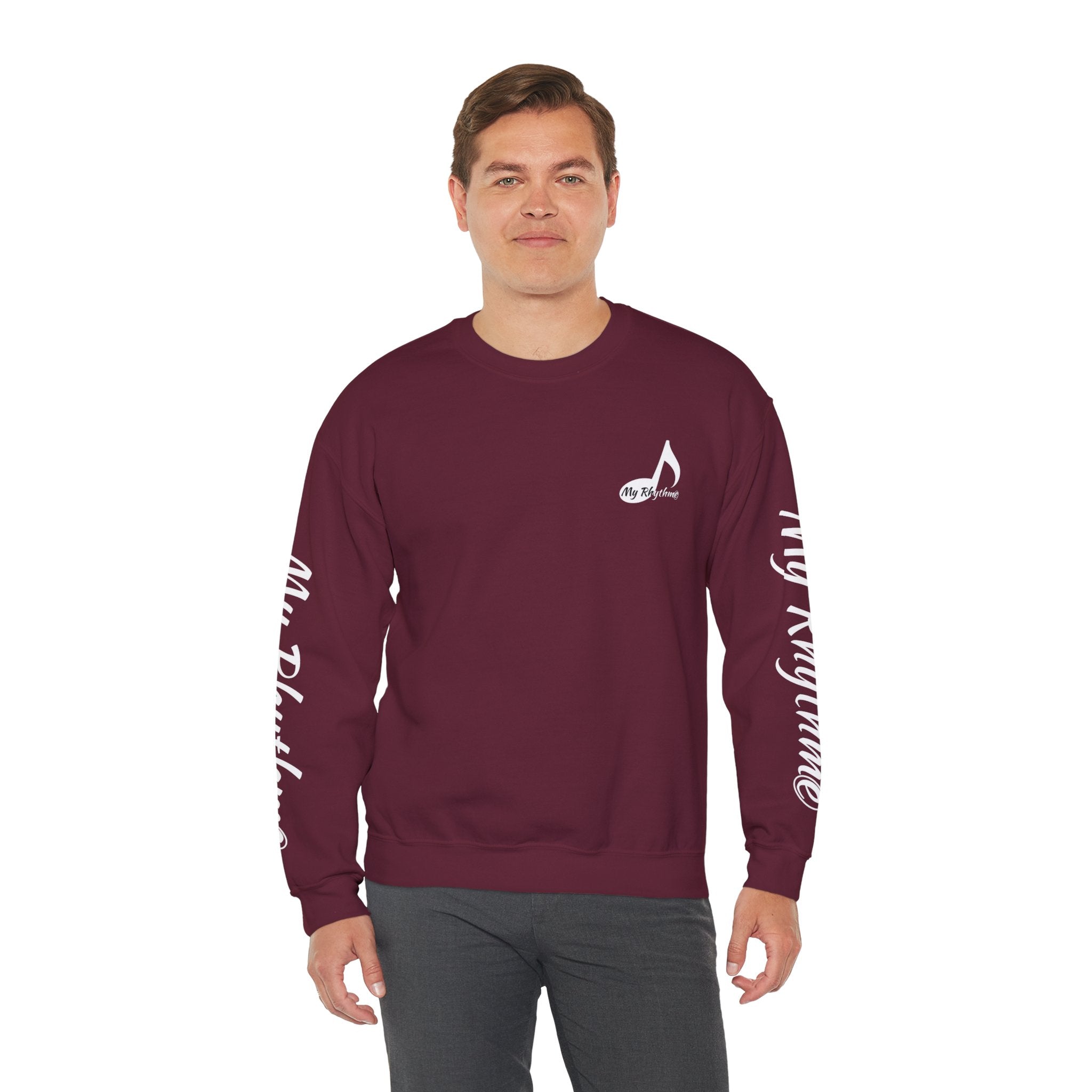 Crewneck Sweatshirt - 'My Rhythme' Music Note Graphic