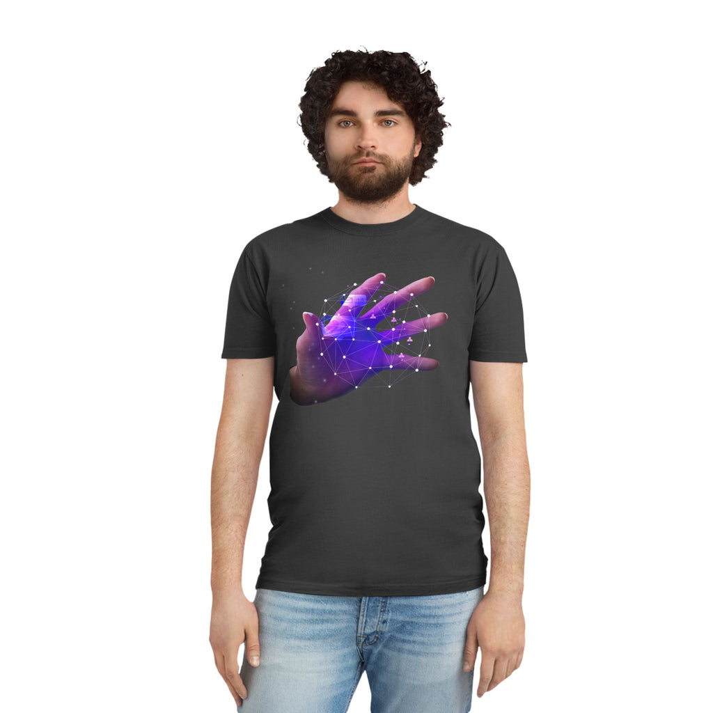 Galaxy Hand Tee — Cosmic Space Hand Graphic T-Shirt