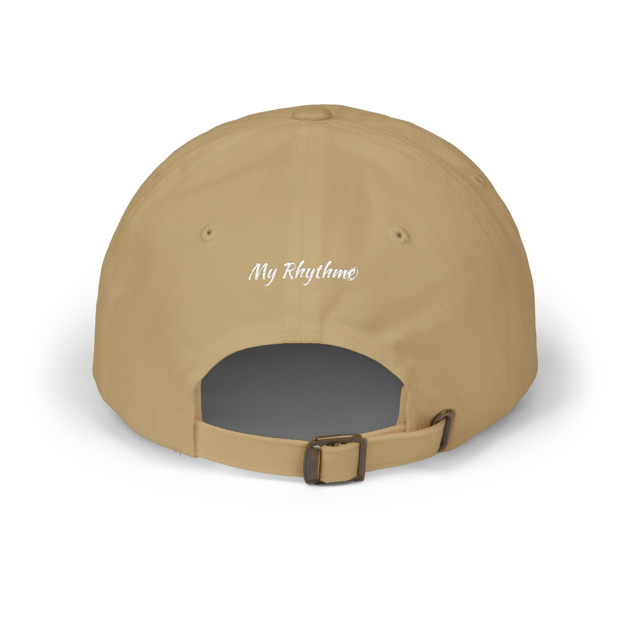 Camo Music Note Dad Cap — "My Rhythme" Embroidered Adjustable Hat