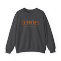 Echoes Crewneck Sweatshirt — "Echoes: The Voice Still Speaks" Minimal Graphic