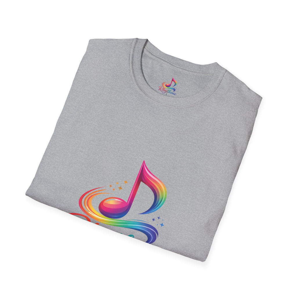 Rhythme Rainbow Music Note T-Shirt