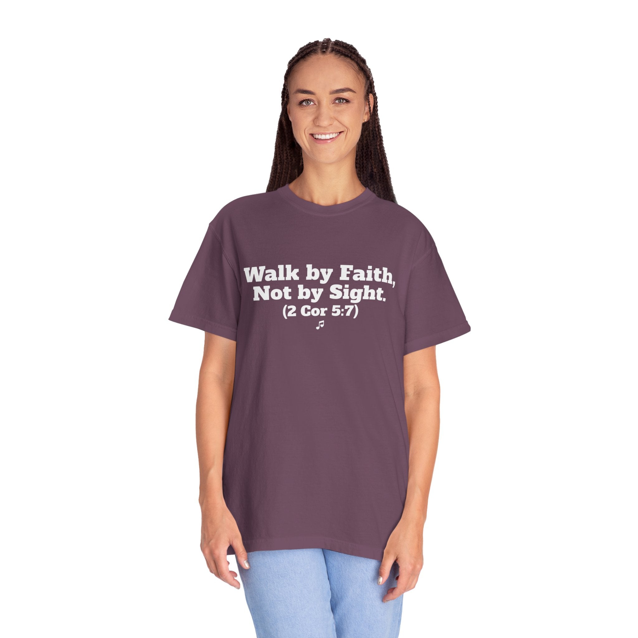 T-Shirt — Classic Blank White Tee (Unisex Garment-Dyed)