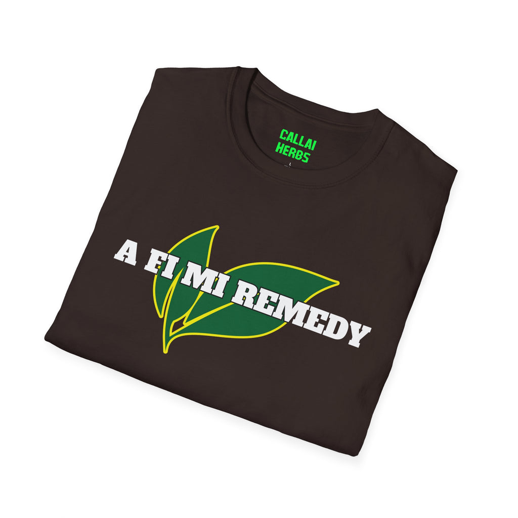A Fi Mi Remedy T-Shirt — Jamaican Herbal Vibes Tee