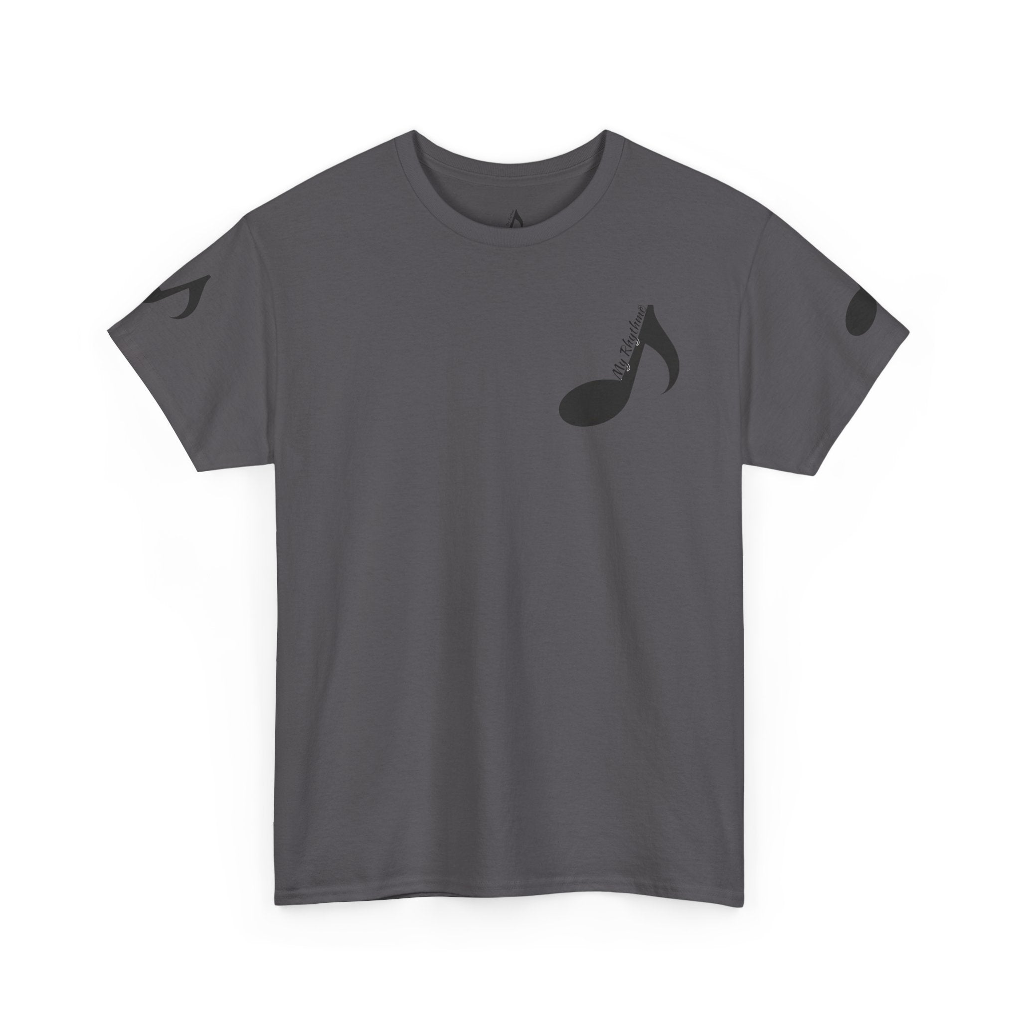 Music Note T‑Shirt — Minimalist Music Lover Tee (Includes "My Rhythme")
