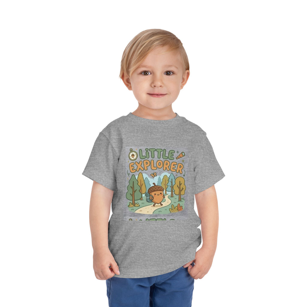 Little Explorer Toddler Tee – Cute Forest Adventure Graphic