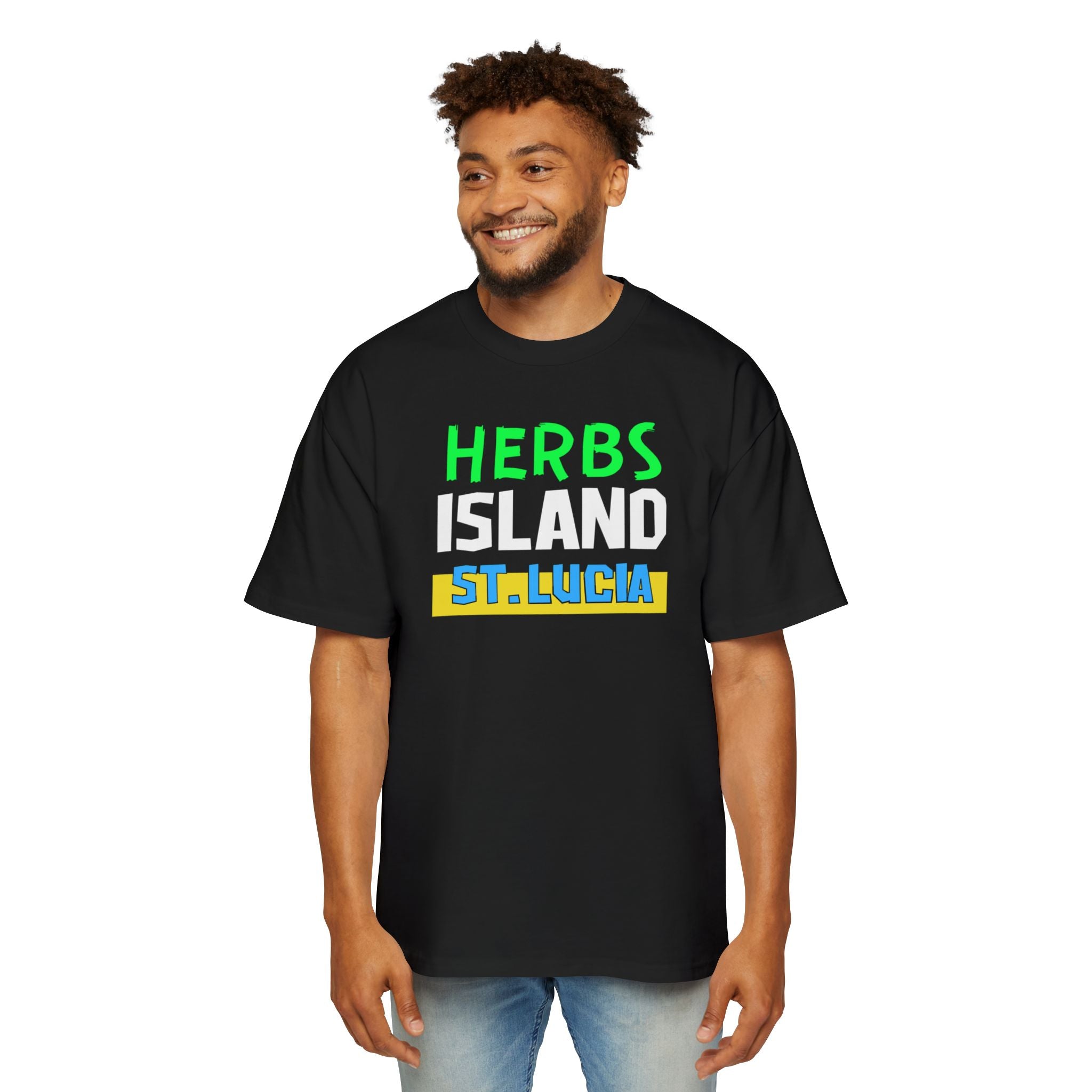 Herbs Island St. Lucia Tee — Caribbean Vacation Graphic T‑Shirt