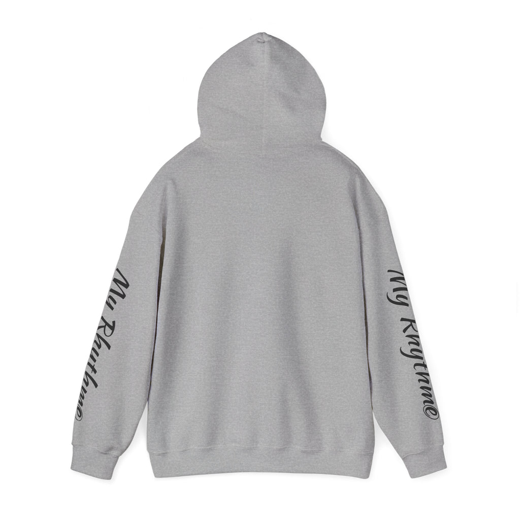 Rhythmic Note Hoodie — "My Rhythme" Music-Inspired Pullover