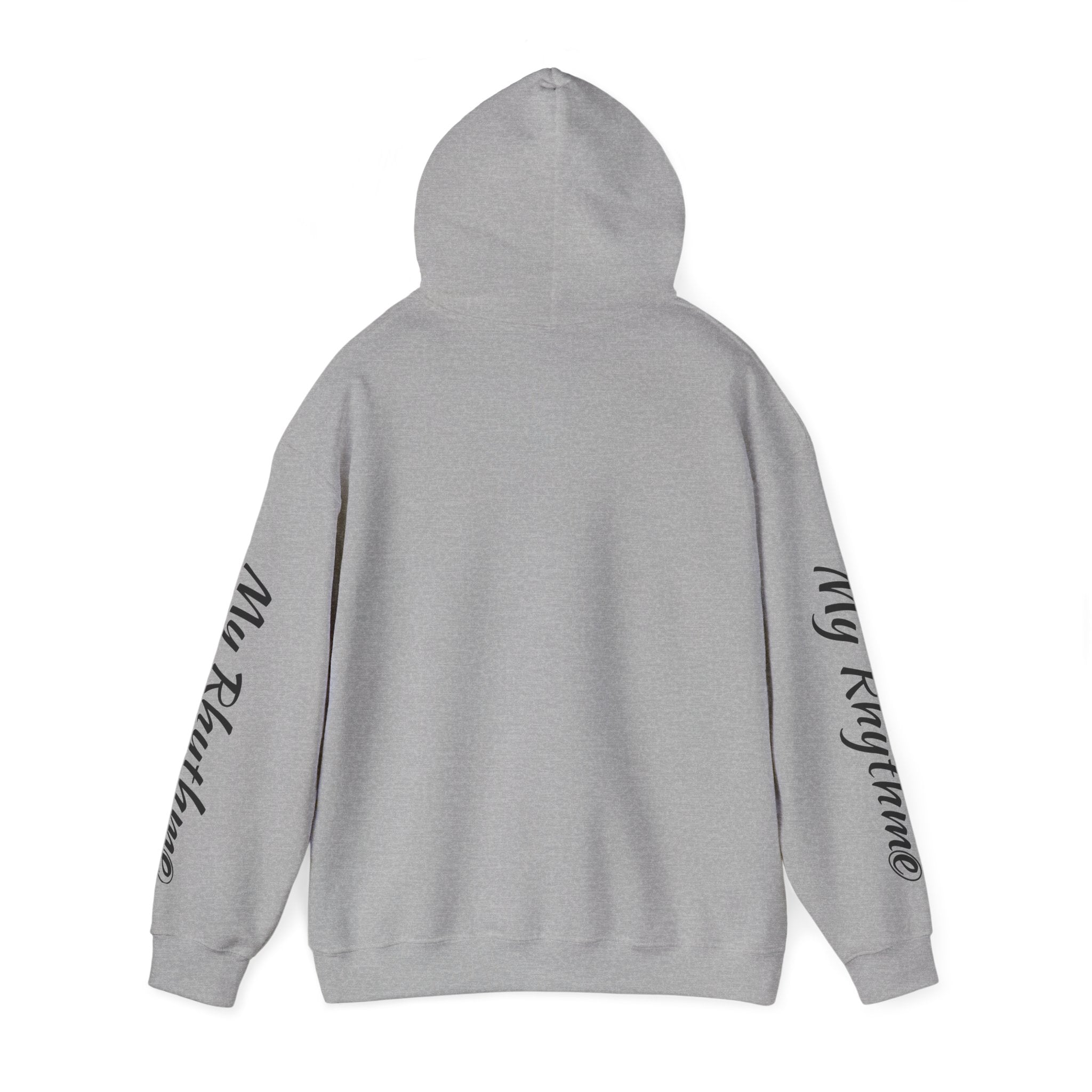 Rhythmic Note Hoodie — "My Rhythme" Music-Inspired Pullover