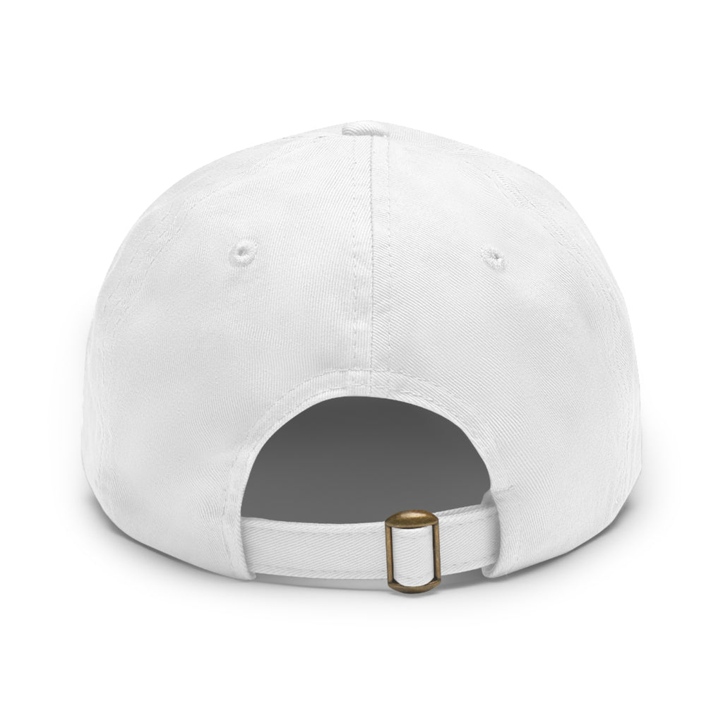 'Iron Sharpens Iron' Leather Patch Dad Hat — Christian Faith Baseball Cap