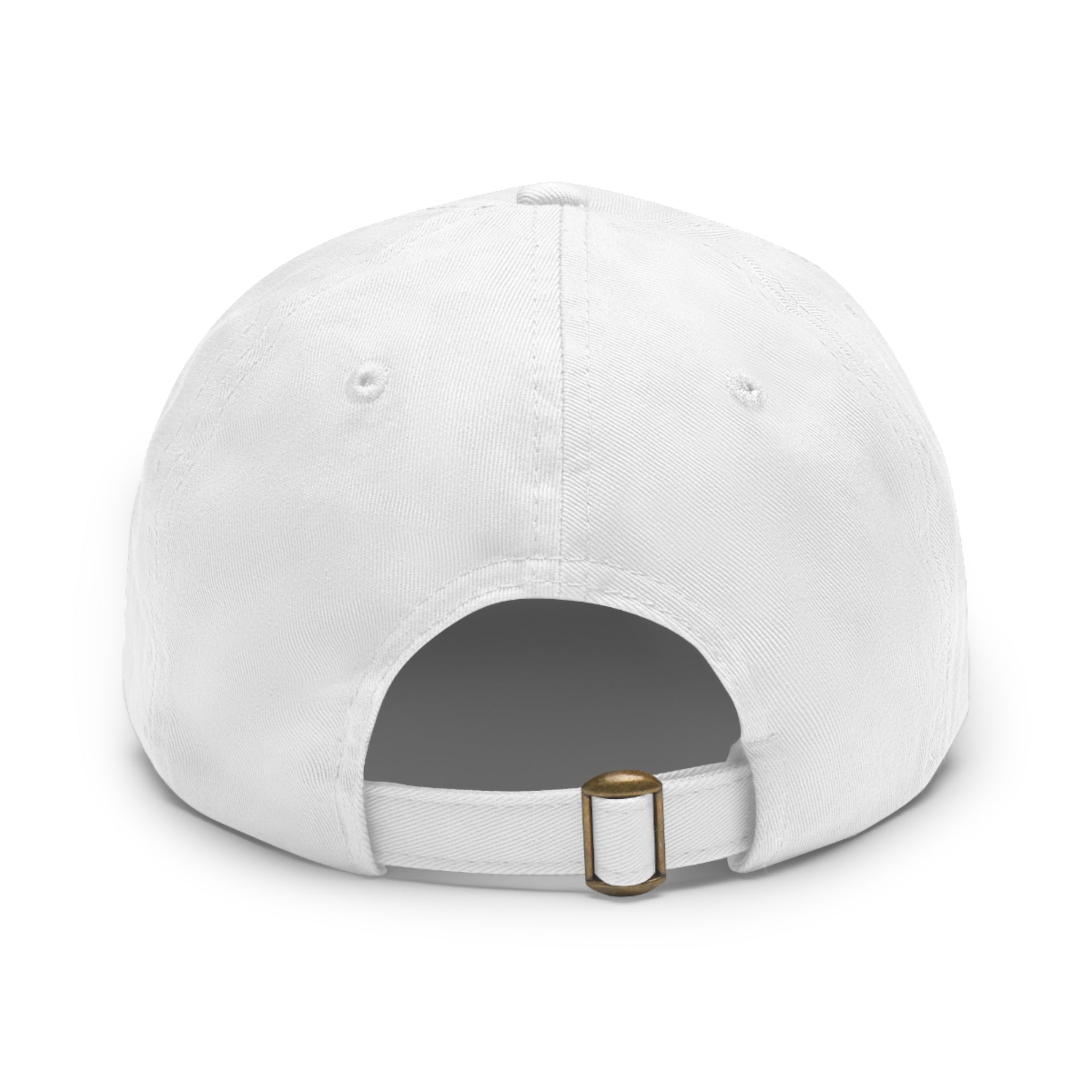 'Iron Sharpens Iron' Leather Patch Dad Hat — Christian Faith Baseball Cap
