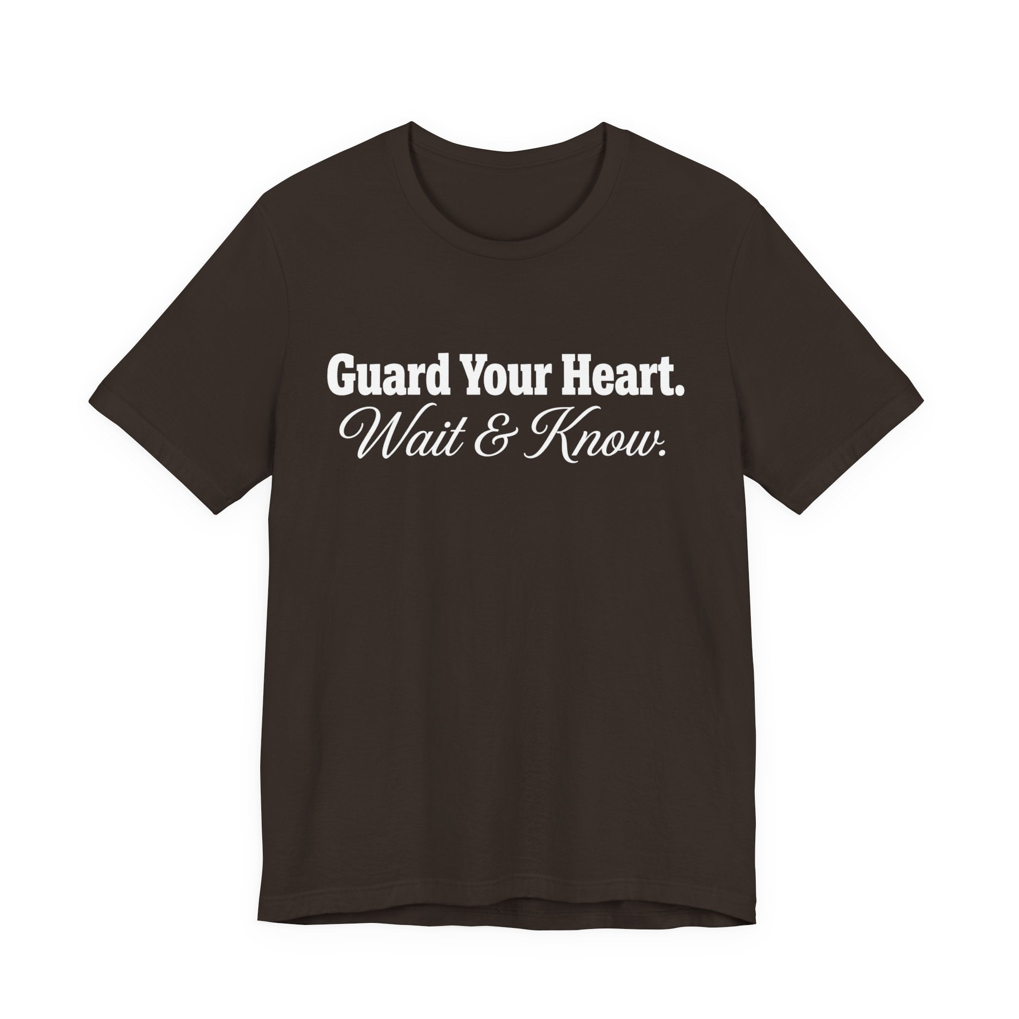 Guard Your Heart — Unisex Jersey Short Sleeve T-Shirt