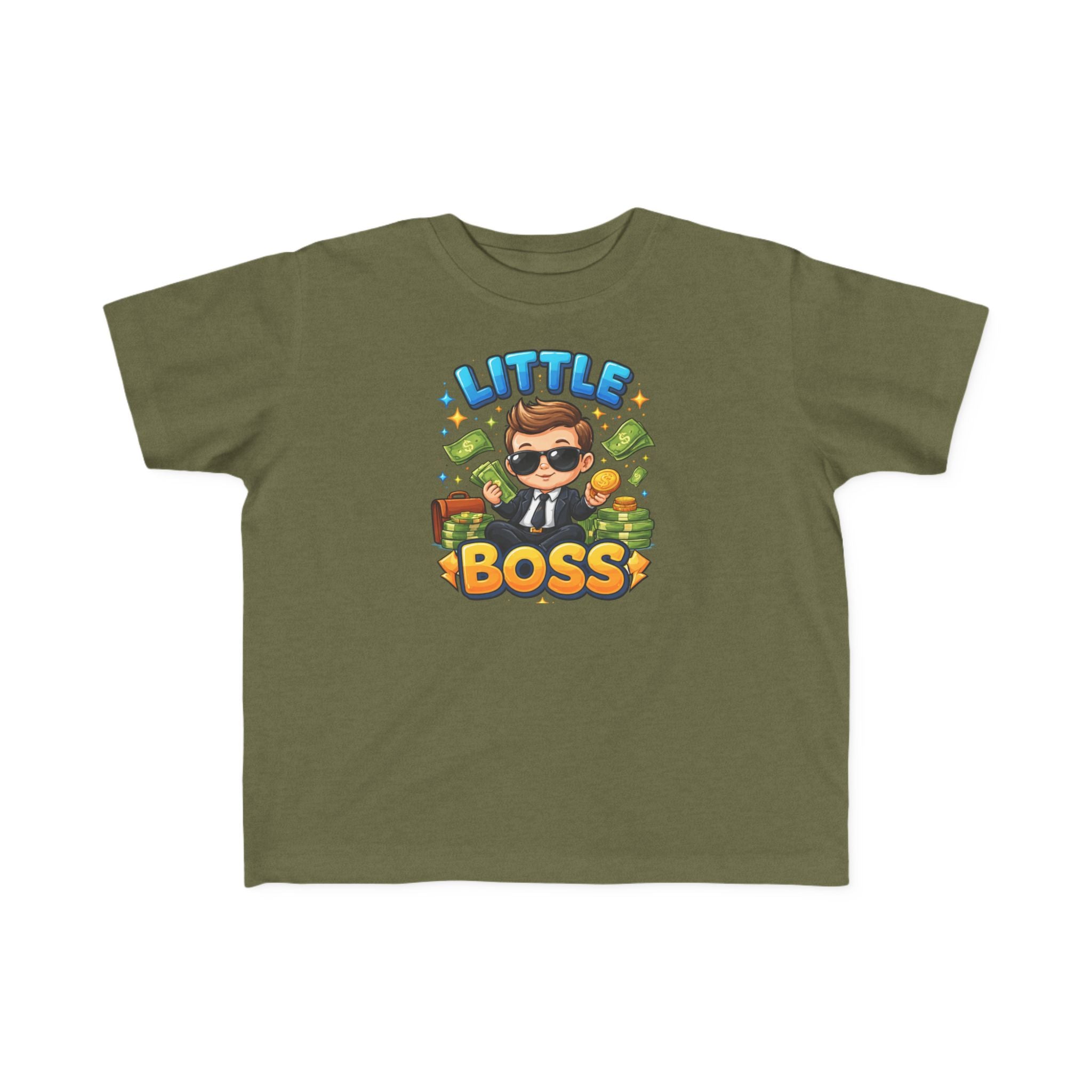 Little Boss Toddler Tee — Cute Baby Boy Graphic Shirt
