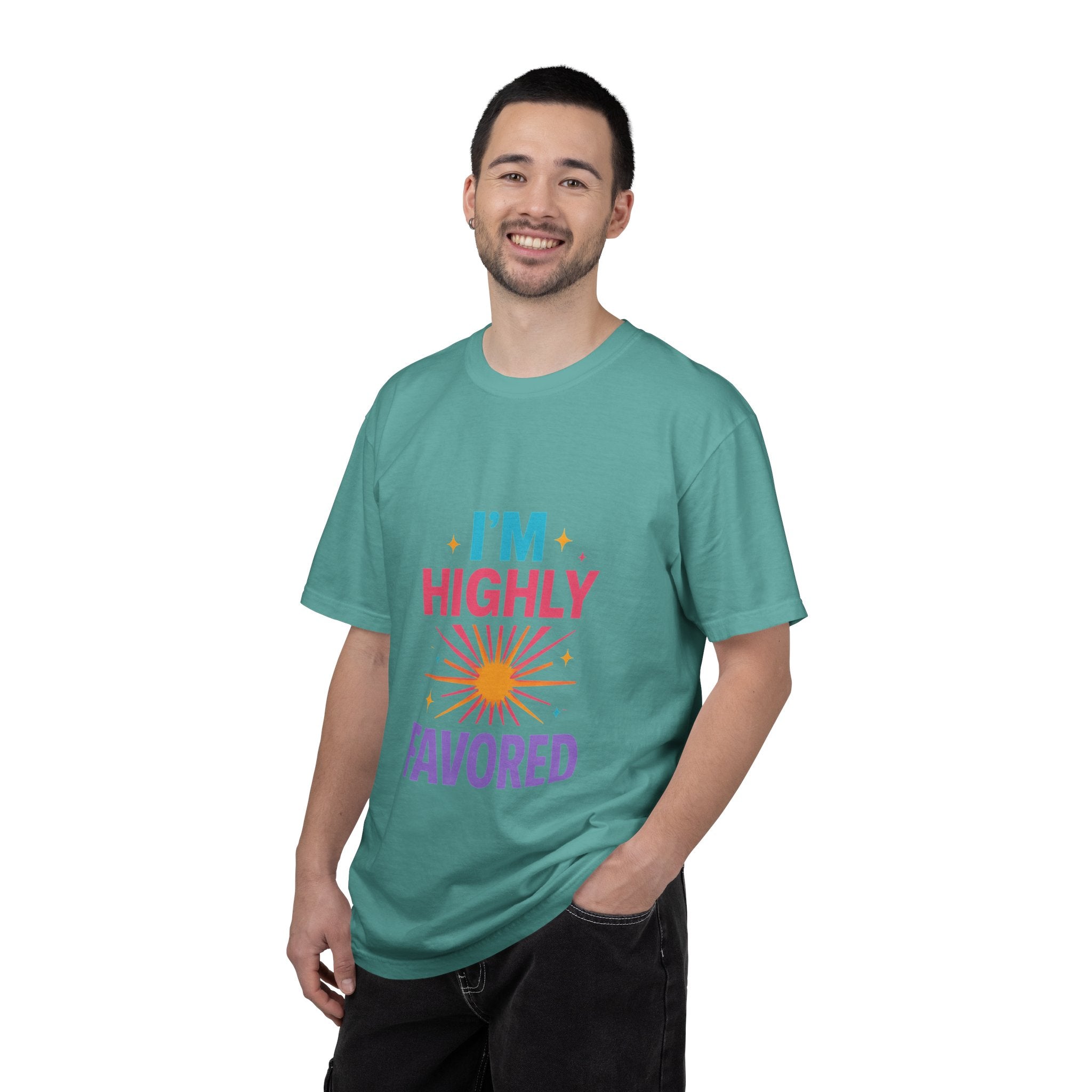 I'm Highly Favored T-Shirt — Positive Faith Graphic Tee