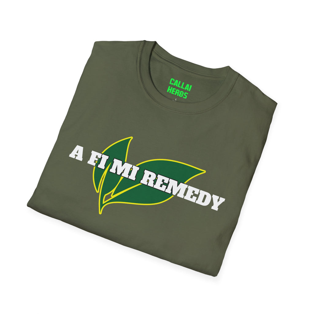A Fi Mi Remedy T-Shirt — Jamaican Herbal Vibes Tee