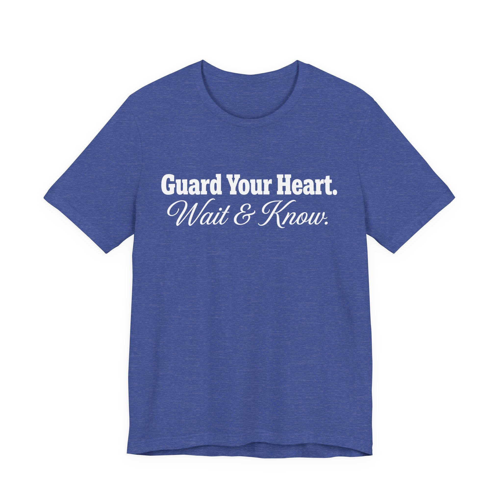 Guard Your Heart — Unisex Jersey Short Sleeve T-Shirt