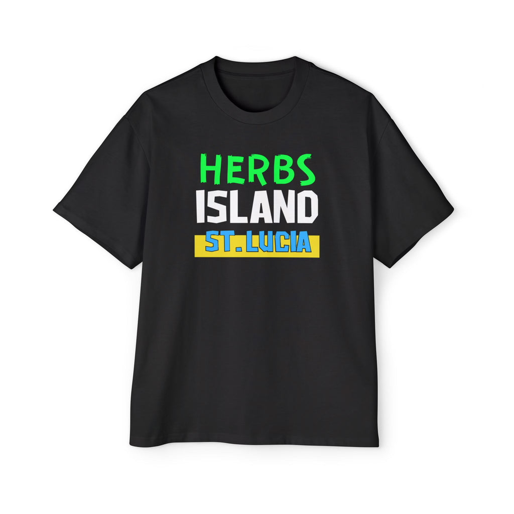 Herbs Island St. Lucia Tee — Caribbean Vacation Graphic T‑Shirt