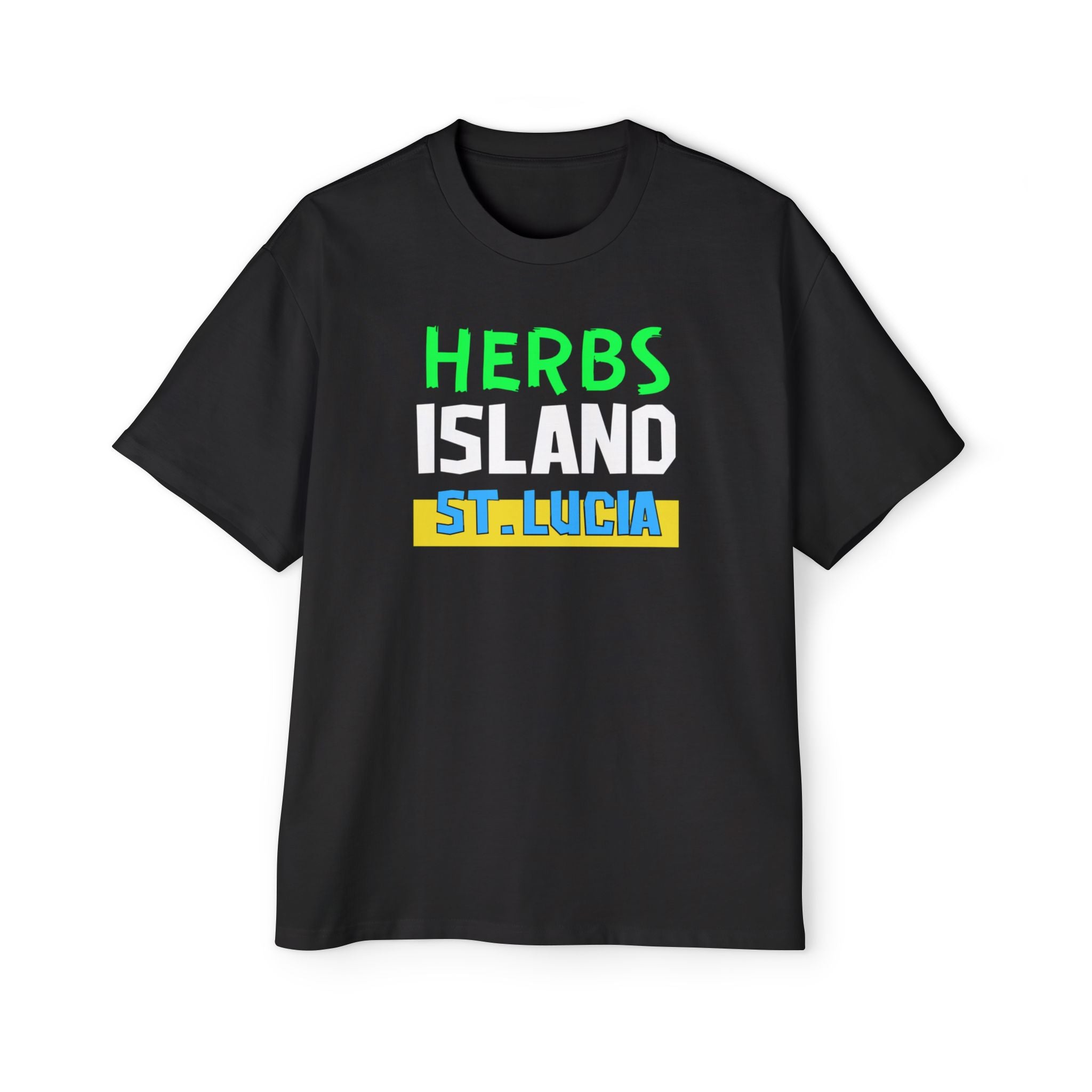 Herbs Island St. Lucia Tee — Caribbean Vacation Graphic T‑Shirt